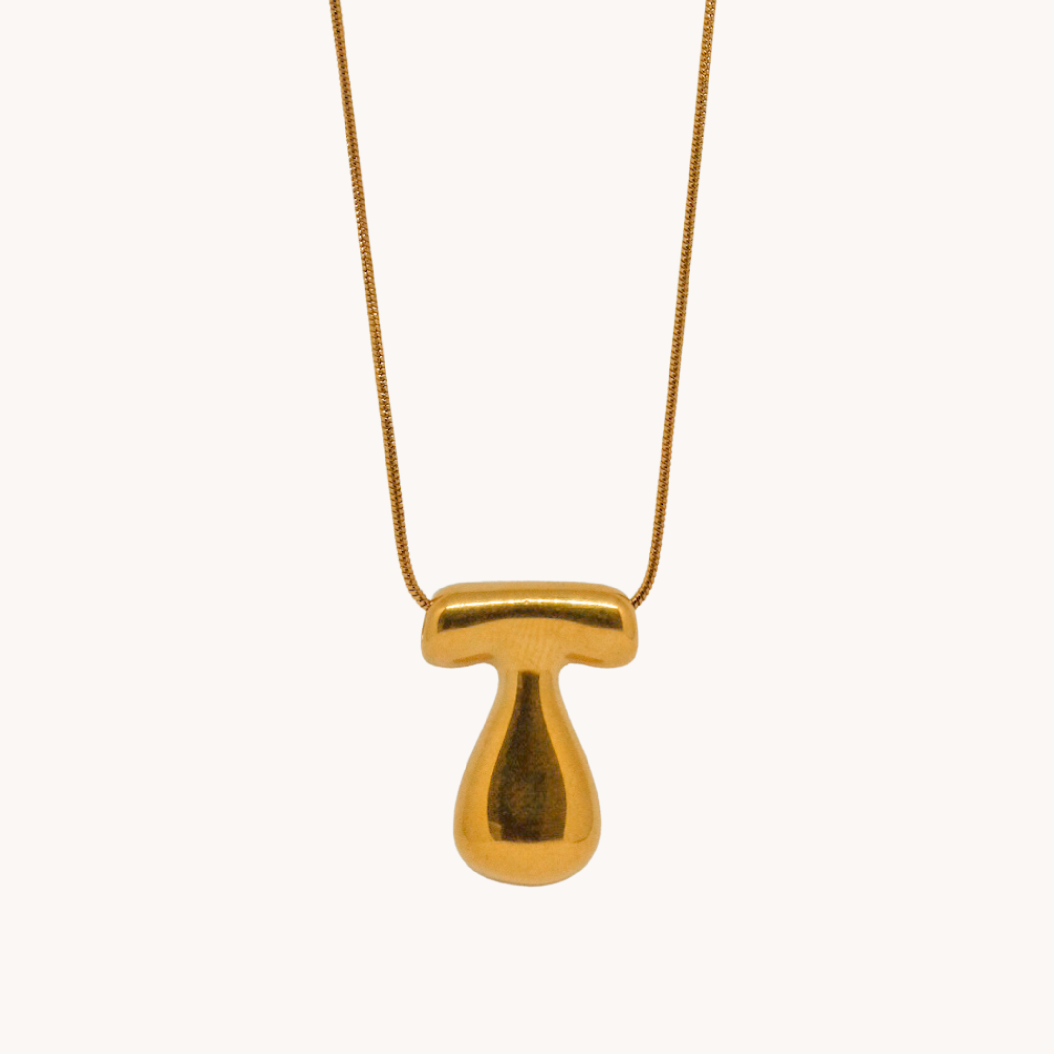 COLLANA LETTERA BOMBATA