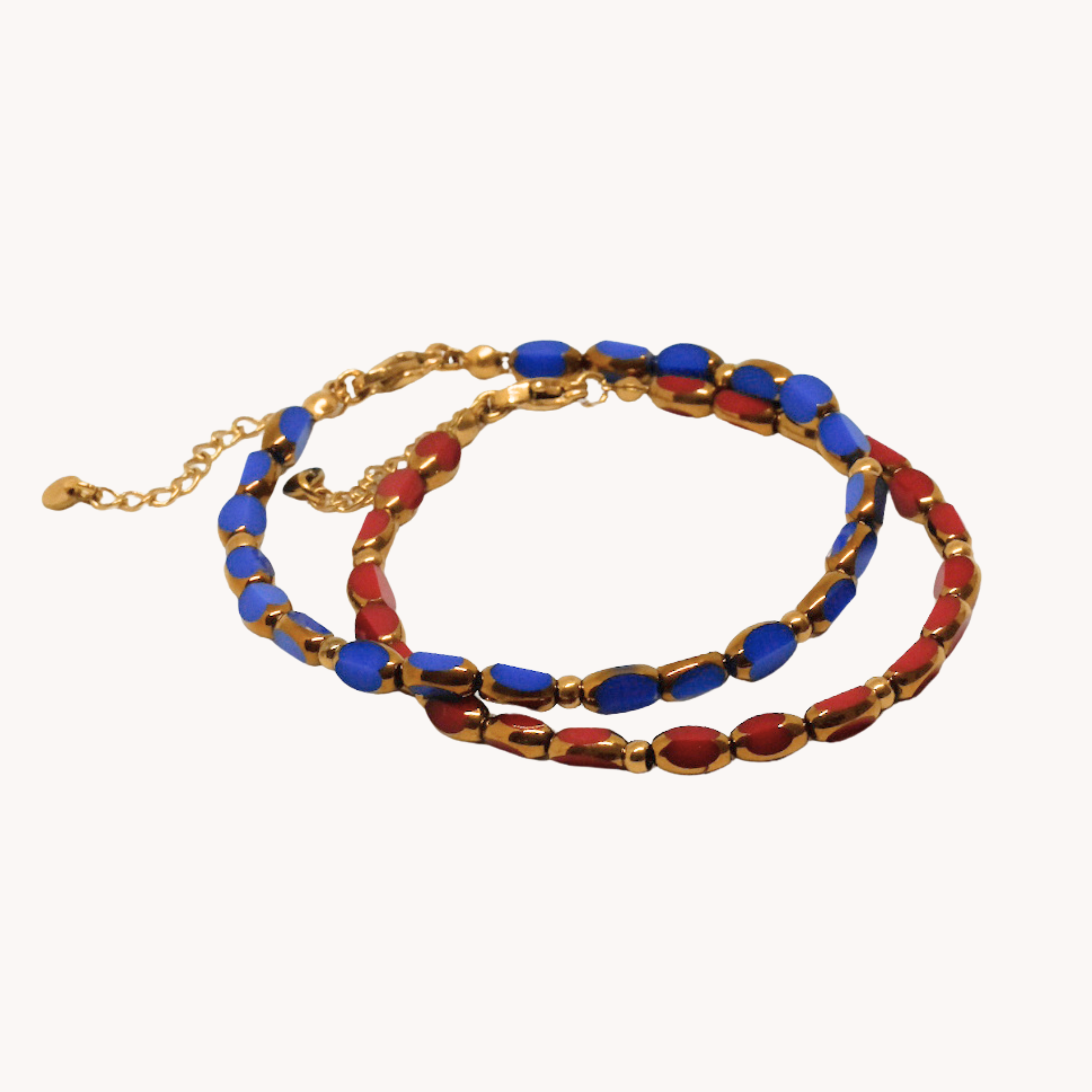 BRACCIALE PERLE SMALTATE