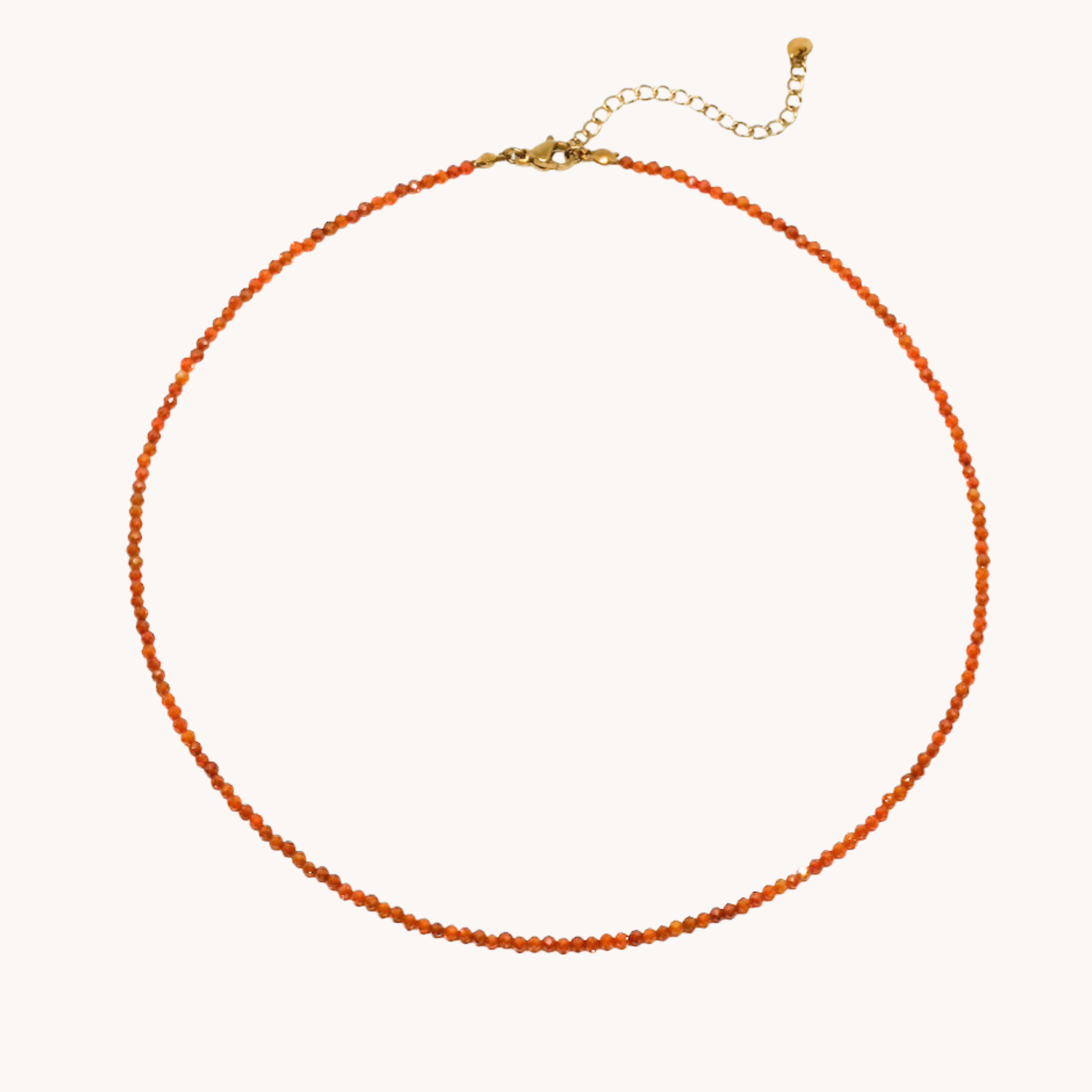 GIROCOLLO PERLINE RED ORANGE