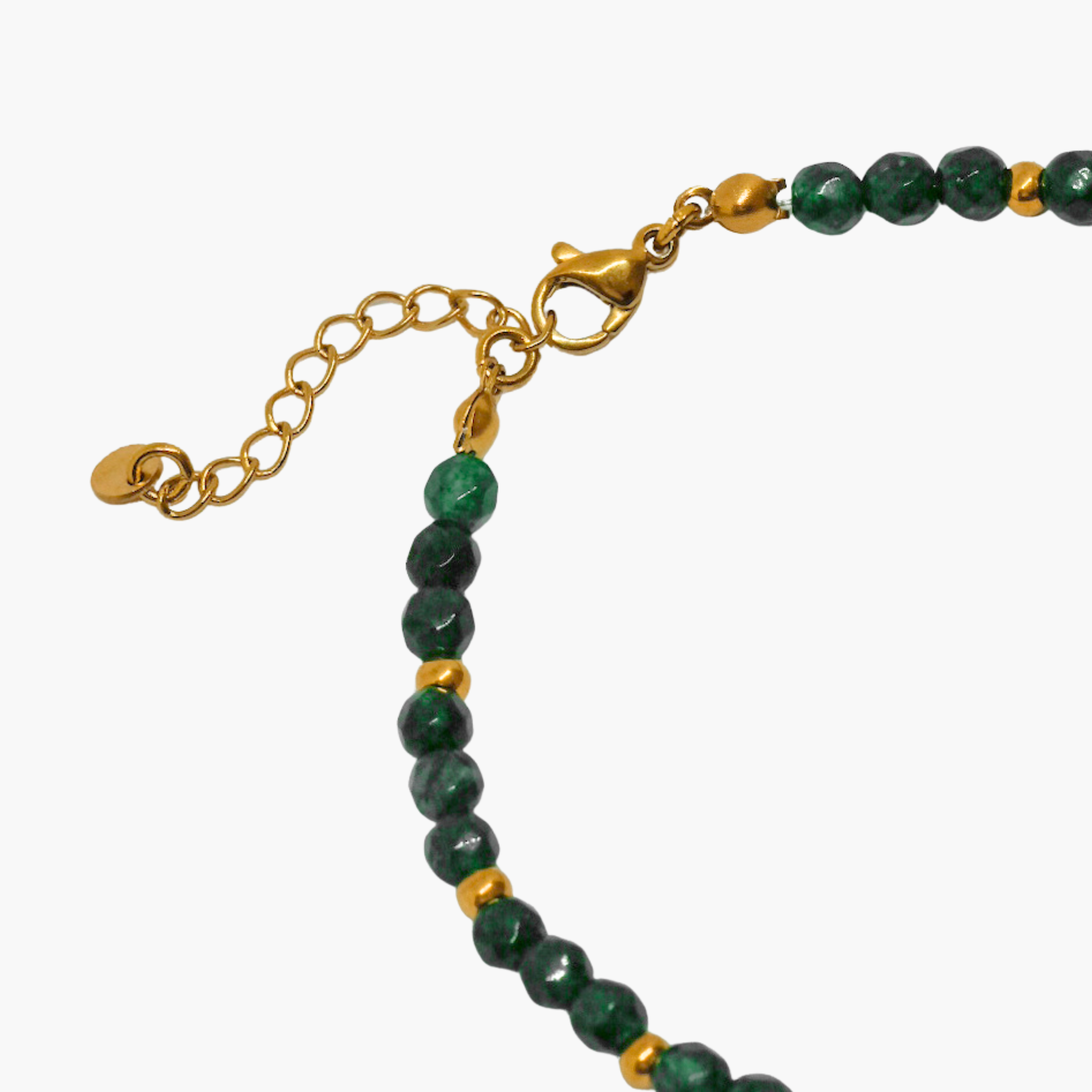 BRACCIALE PERLINE VERDE