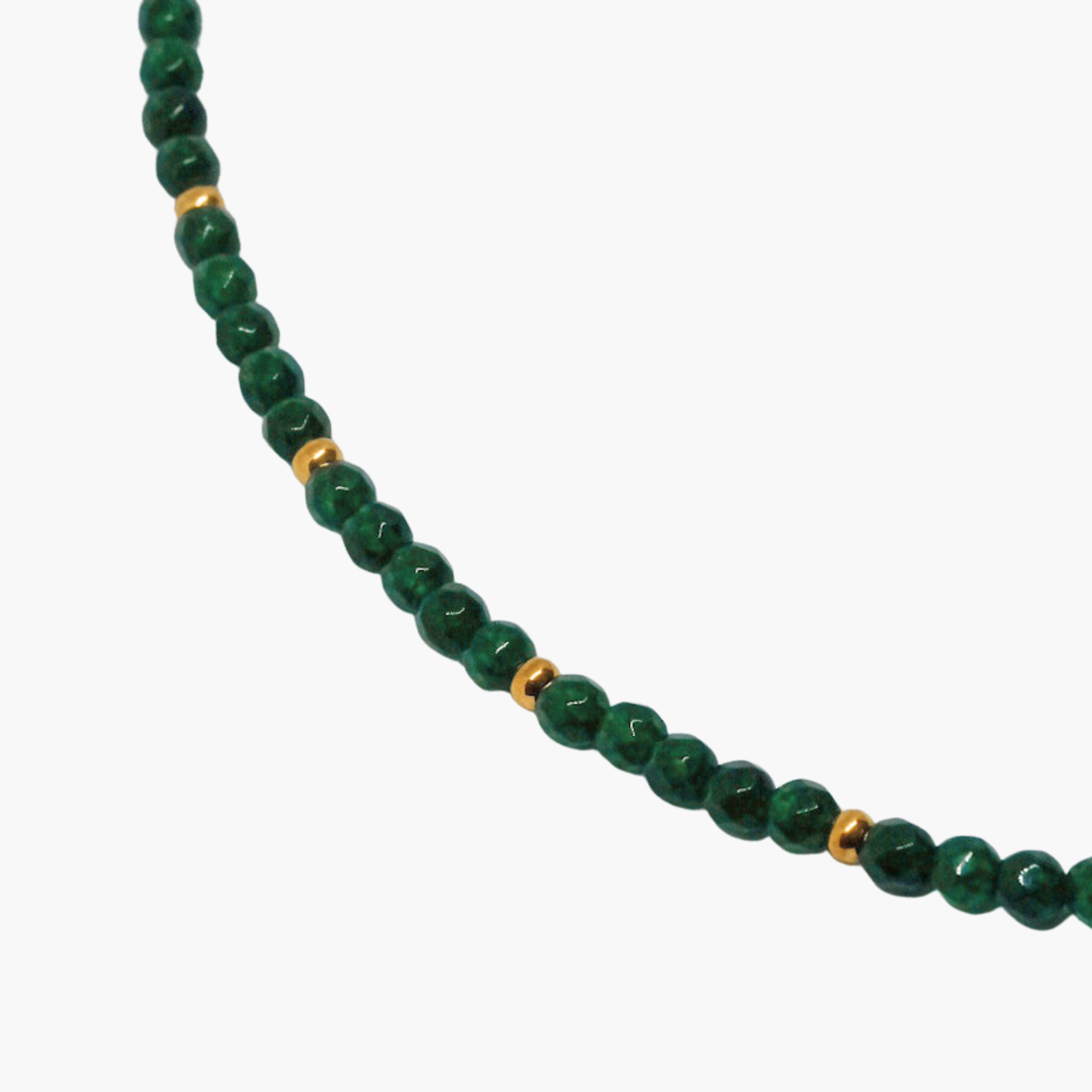 GIROCOLLO PERLINE VERDE