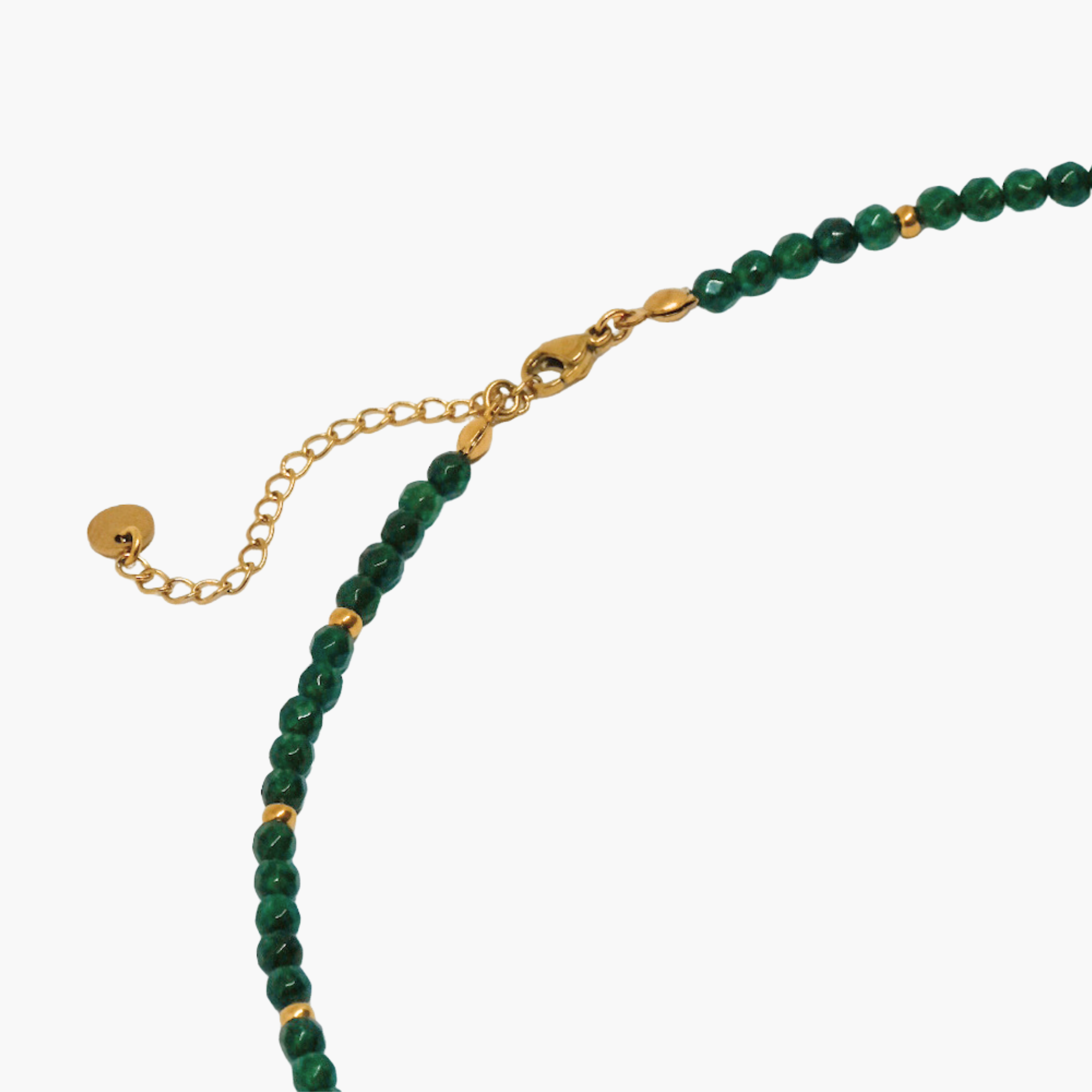 GIROCOLLO PERLINE VERDE