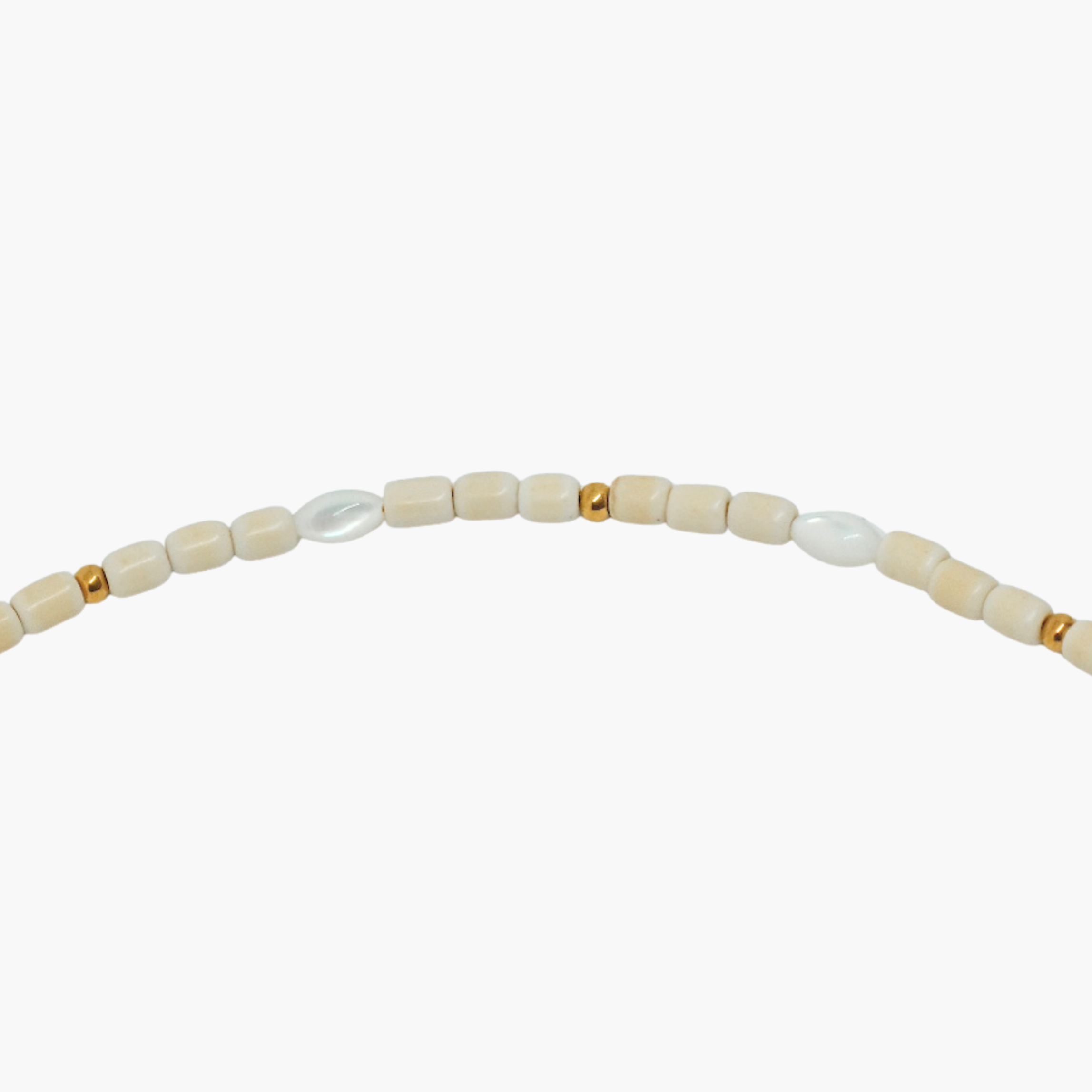 GIROCOLLO PERLINE BEIGE
