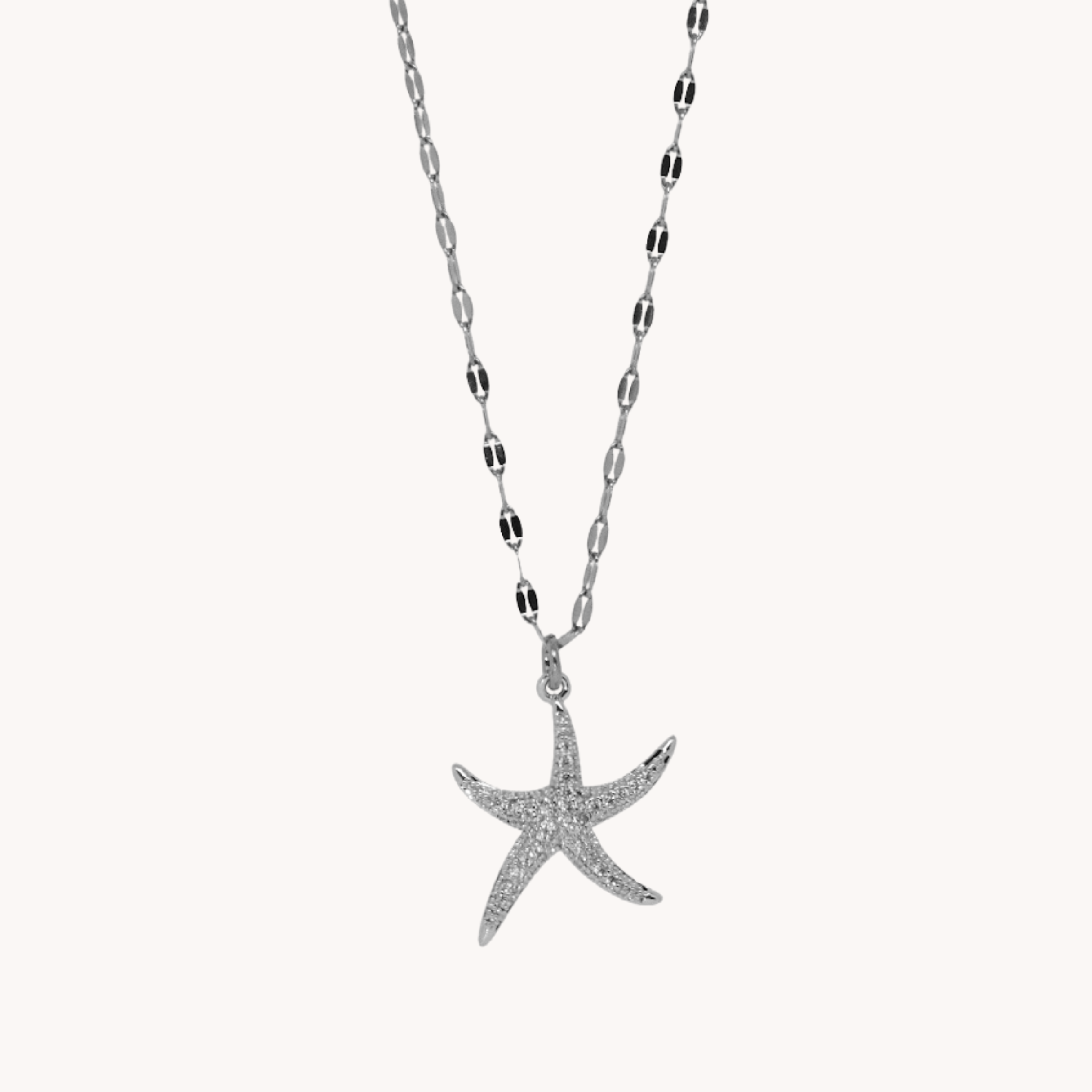 COLLANA STELLA MARINA ZIRCONATA