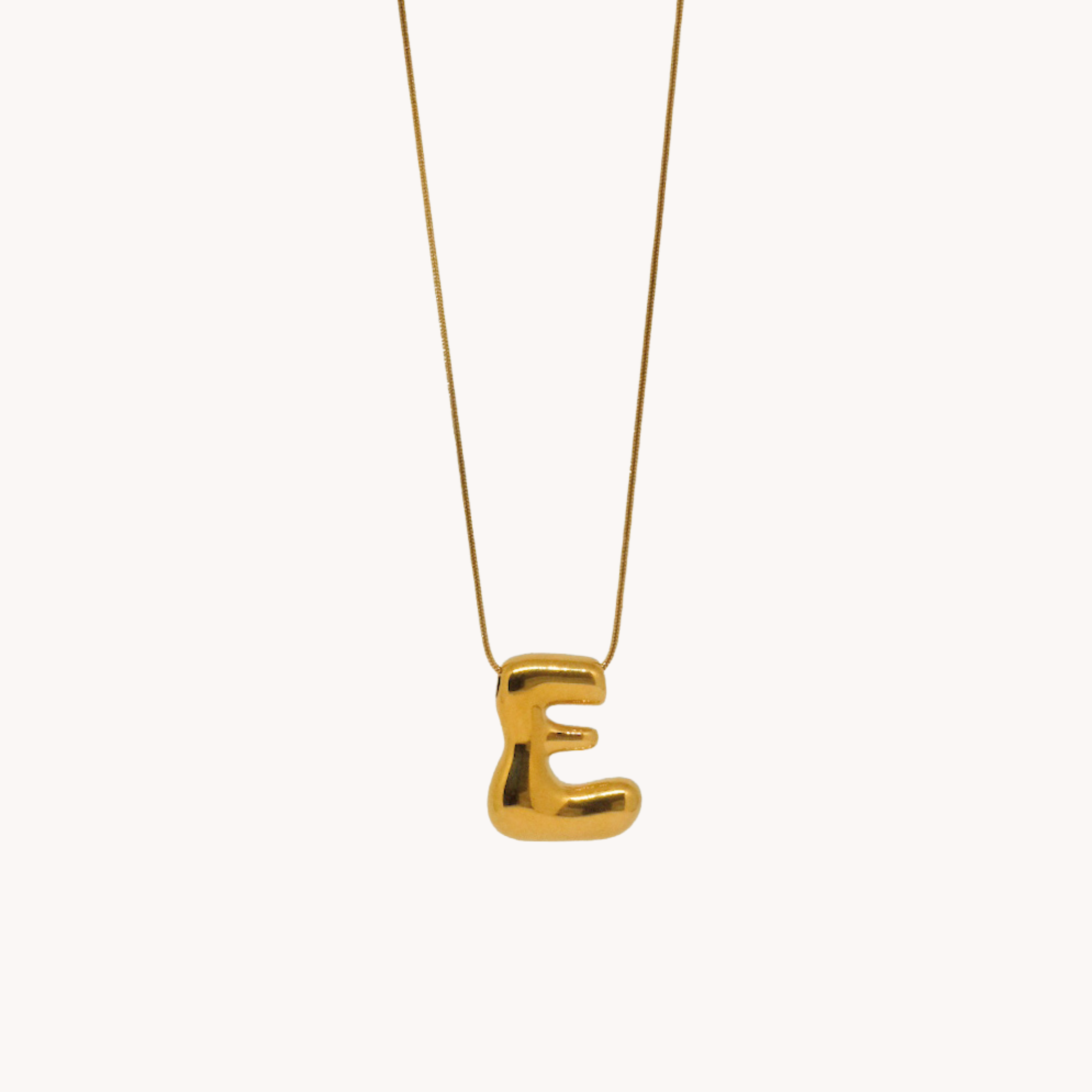 COLLANA LETTERA BOMBATA