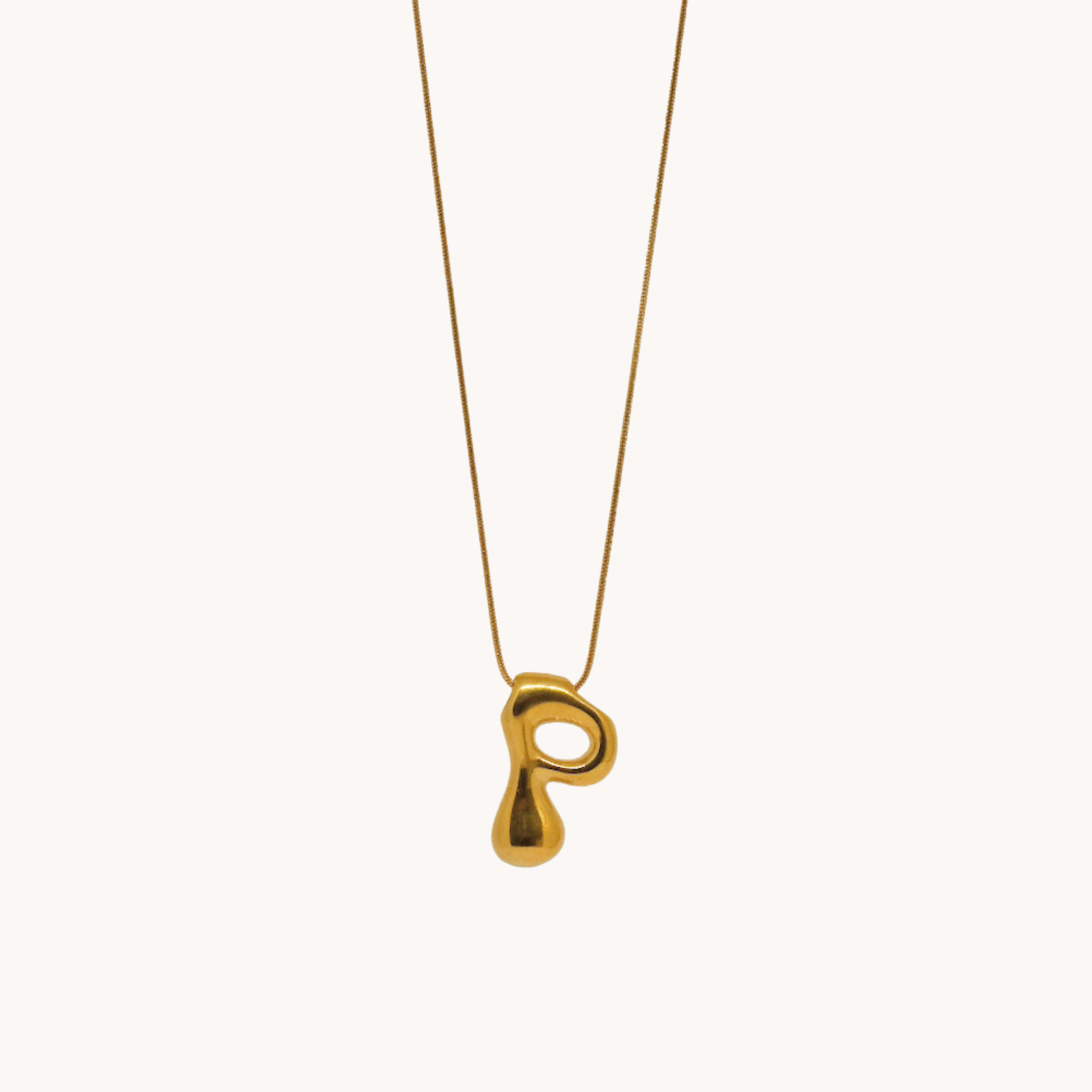COLLANA LETTERA BOMBATA