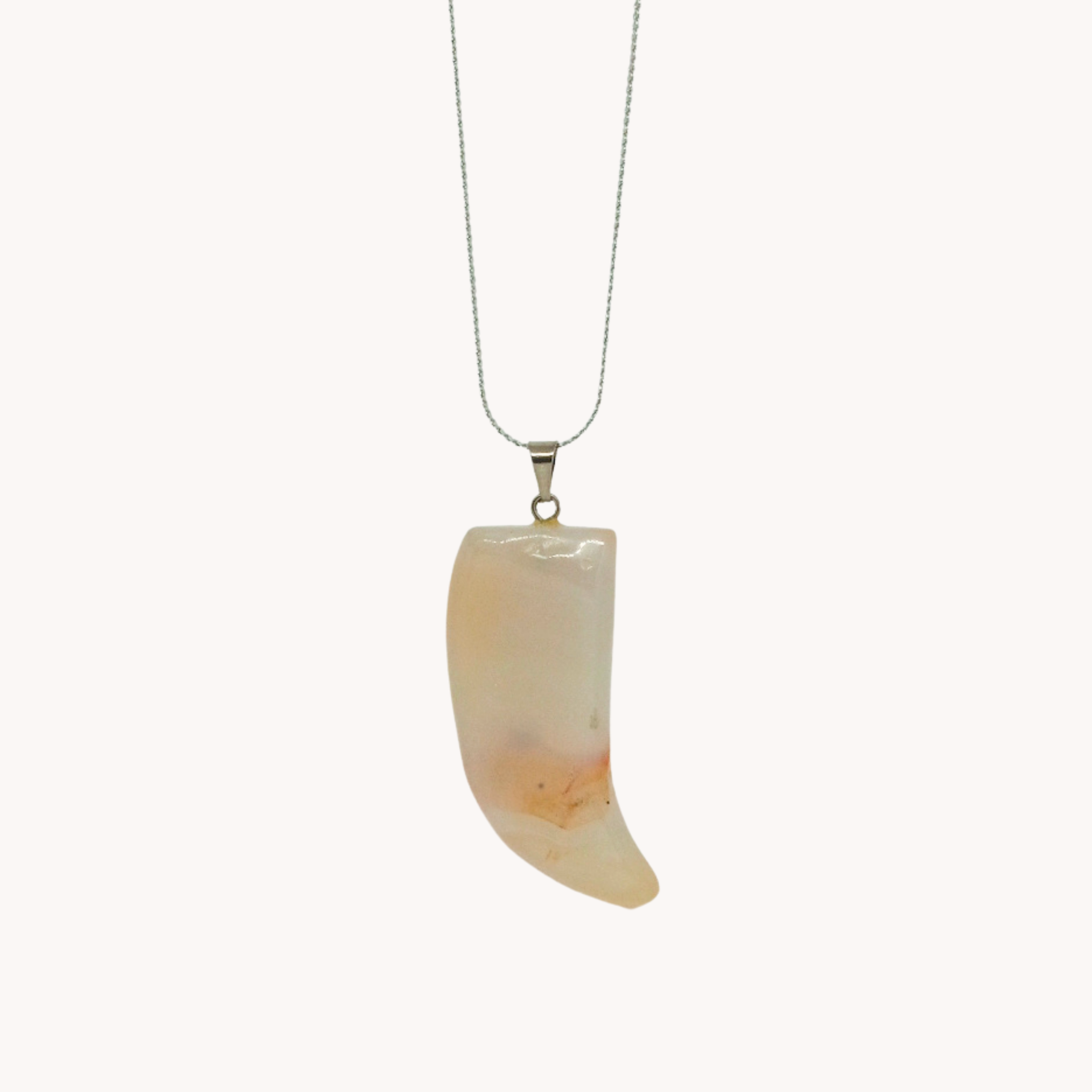 COLLANA CORNO ARGENTO