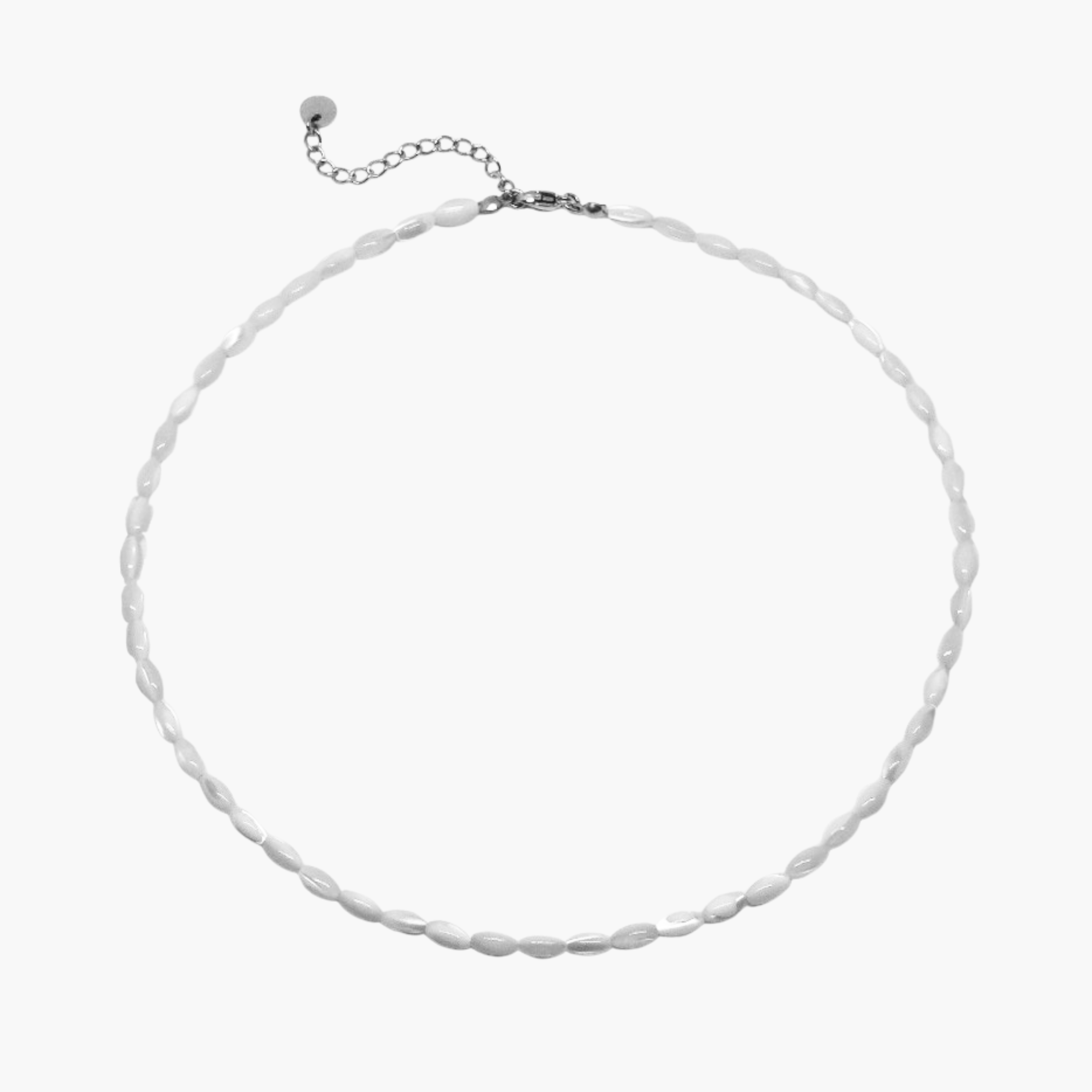 GIROCOLLO PERLINE BIANCHE