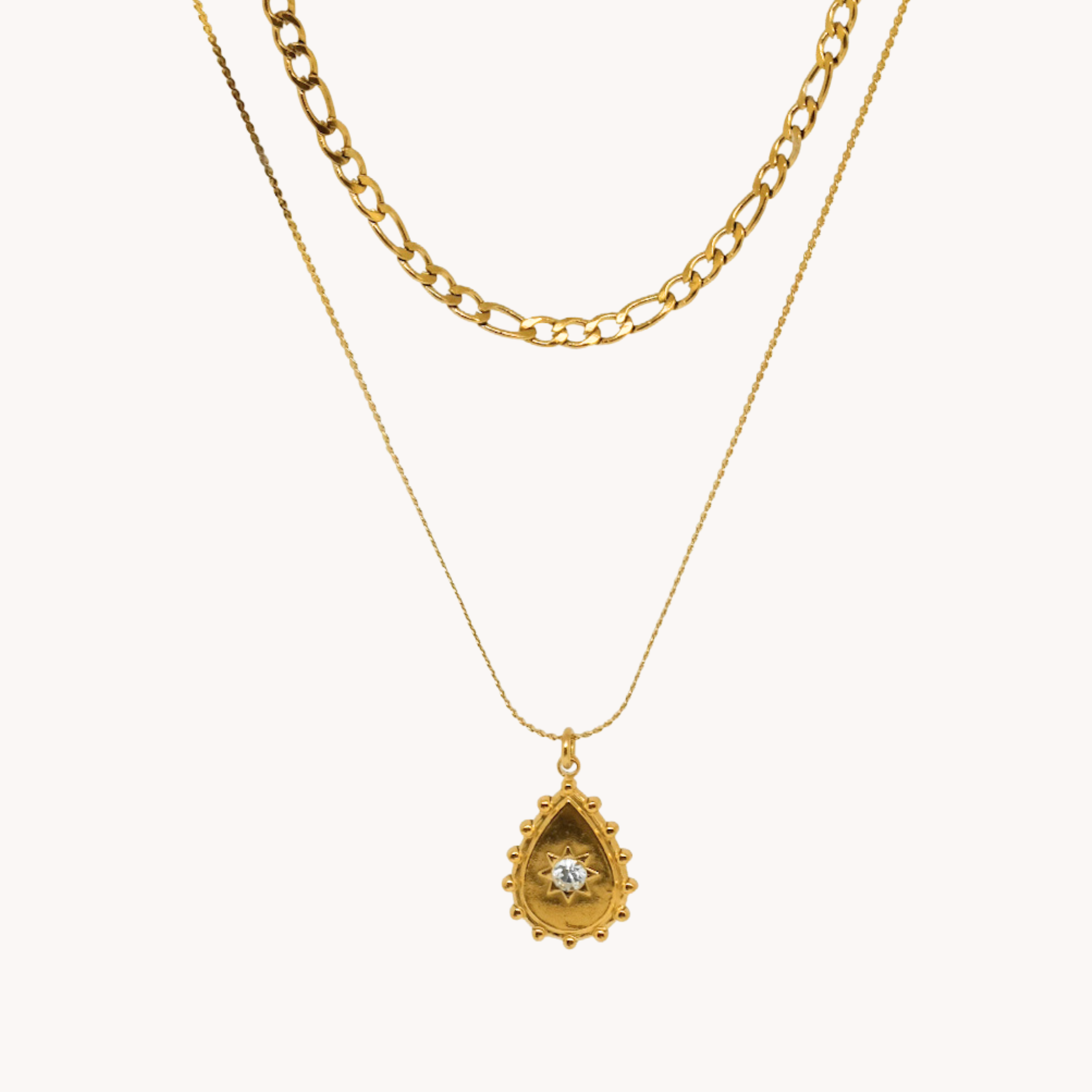 DOPPIA COLLANA GOCCIA