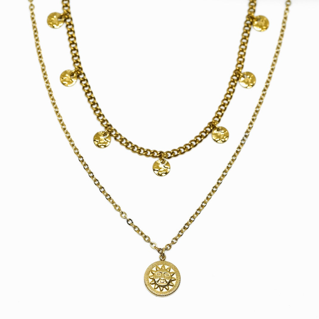 DOPPIA COLLANA SOLE