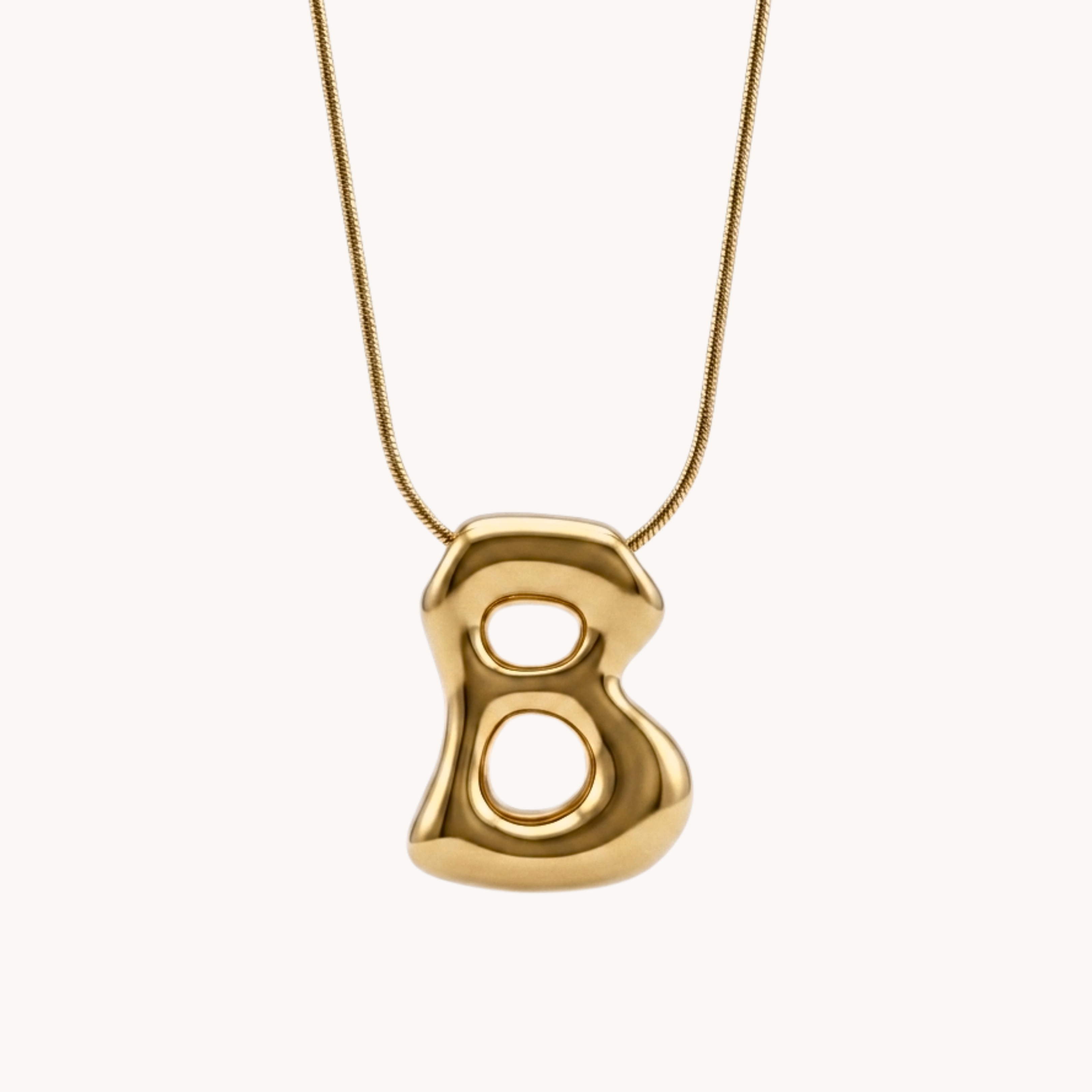 COLLANA IDENTITY IN ACCIAIO - scegli la tua lettera