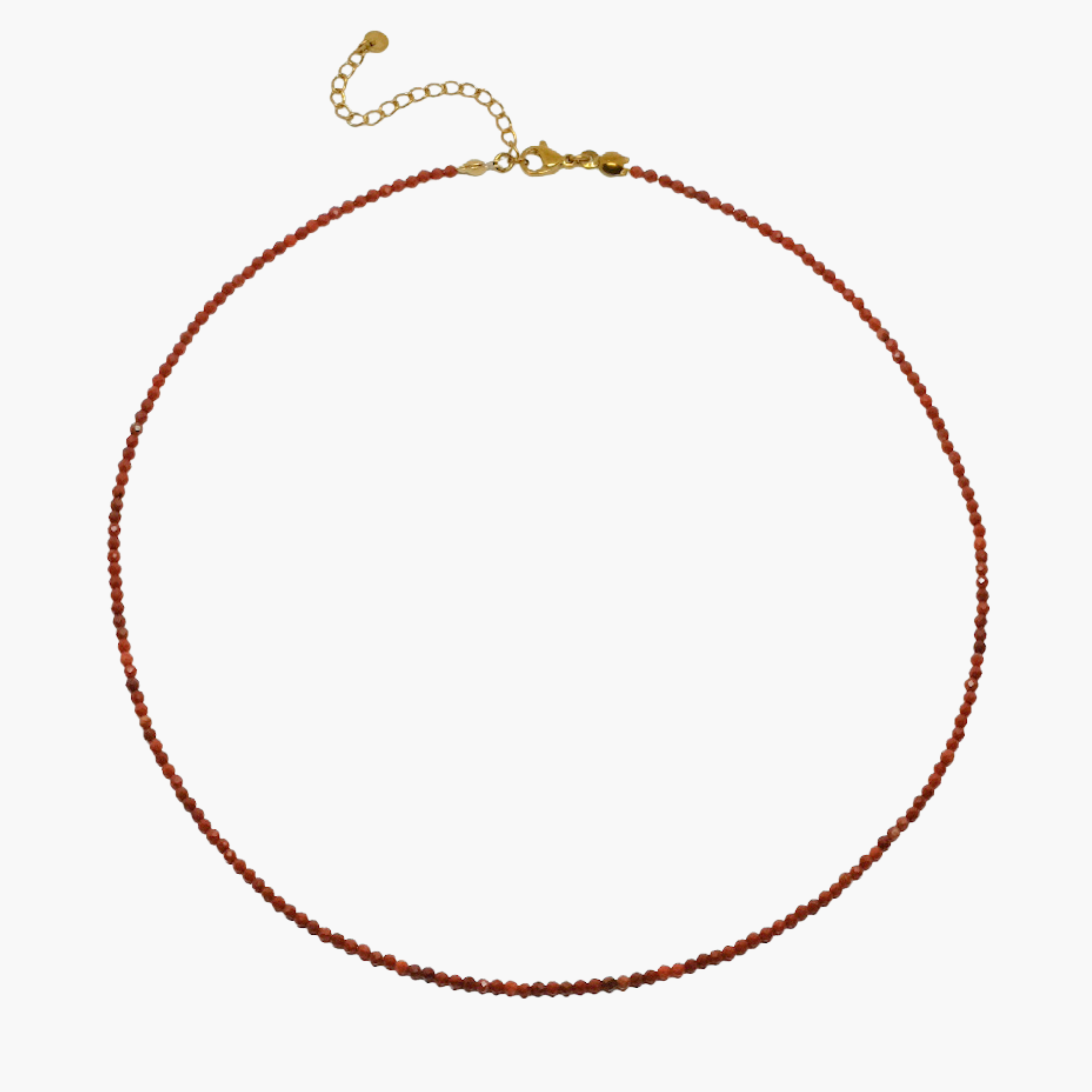 GIROCOLLO PERLINE CORALLO