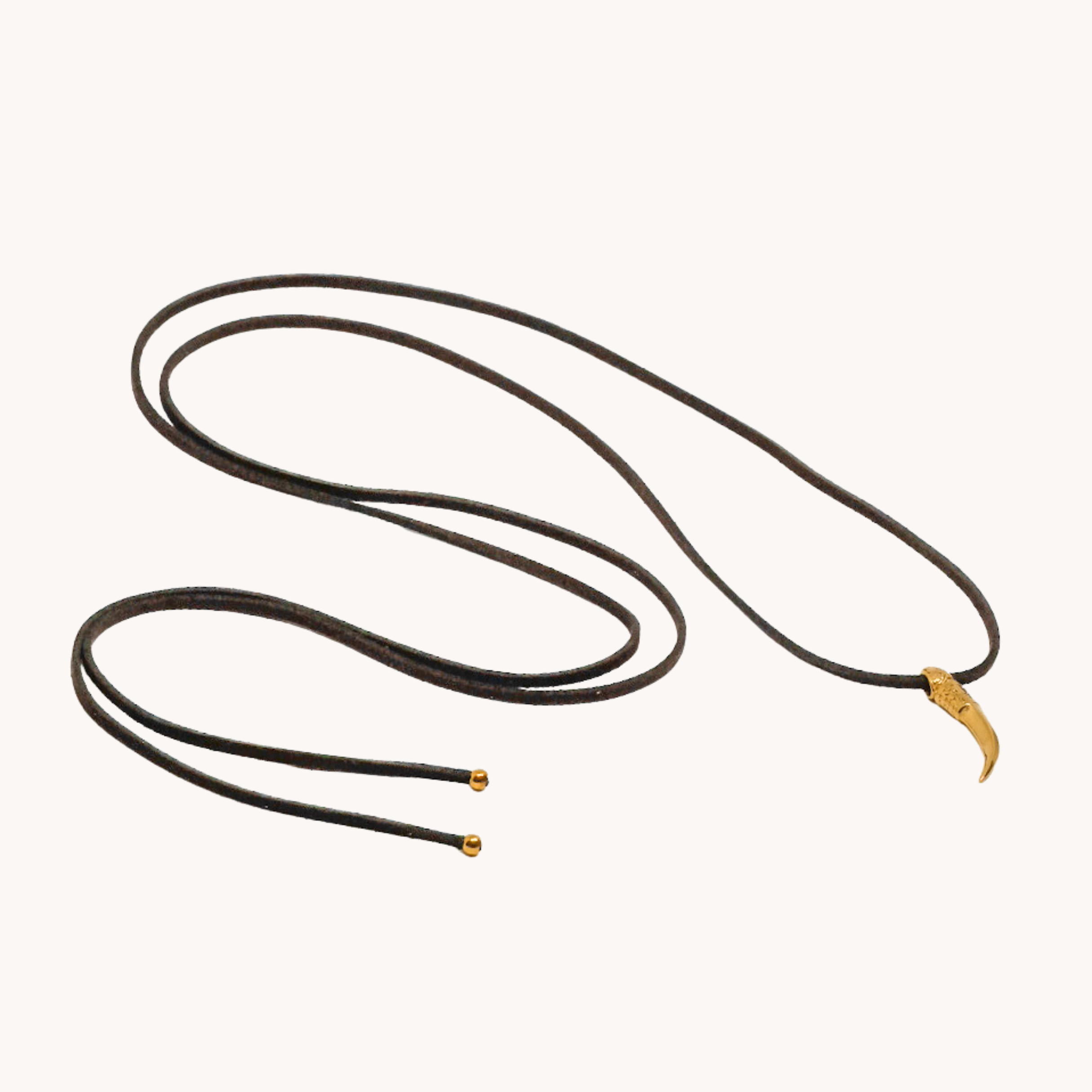CHOKER FILO SCAMOSCIATO CORNO