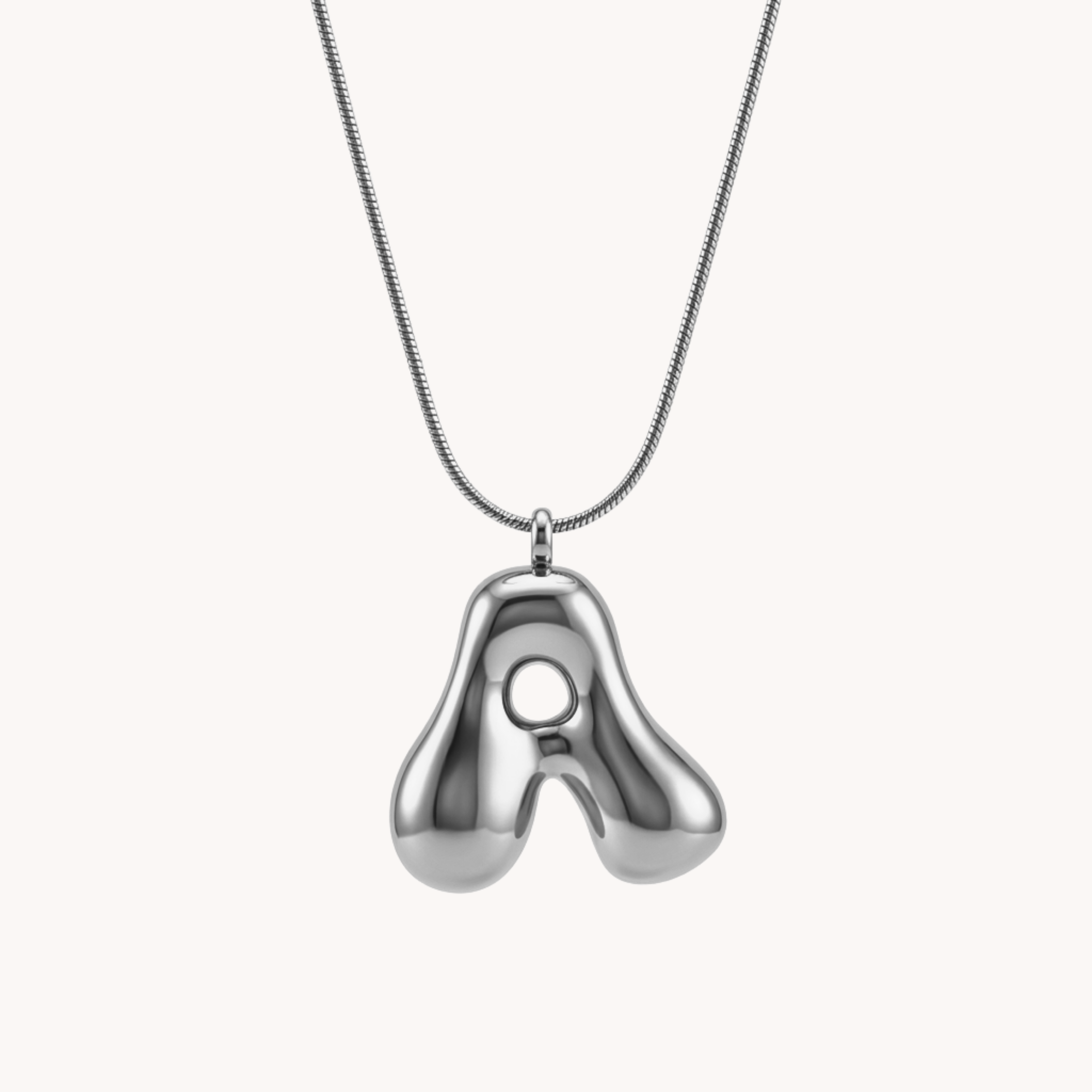 COLLANA IDENTITY IN ACCIAIO - scegli la tua lettera