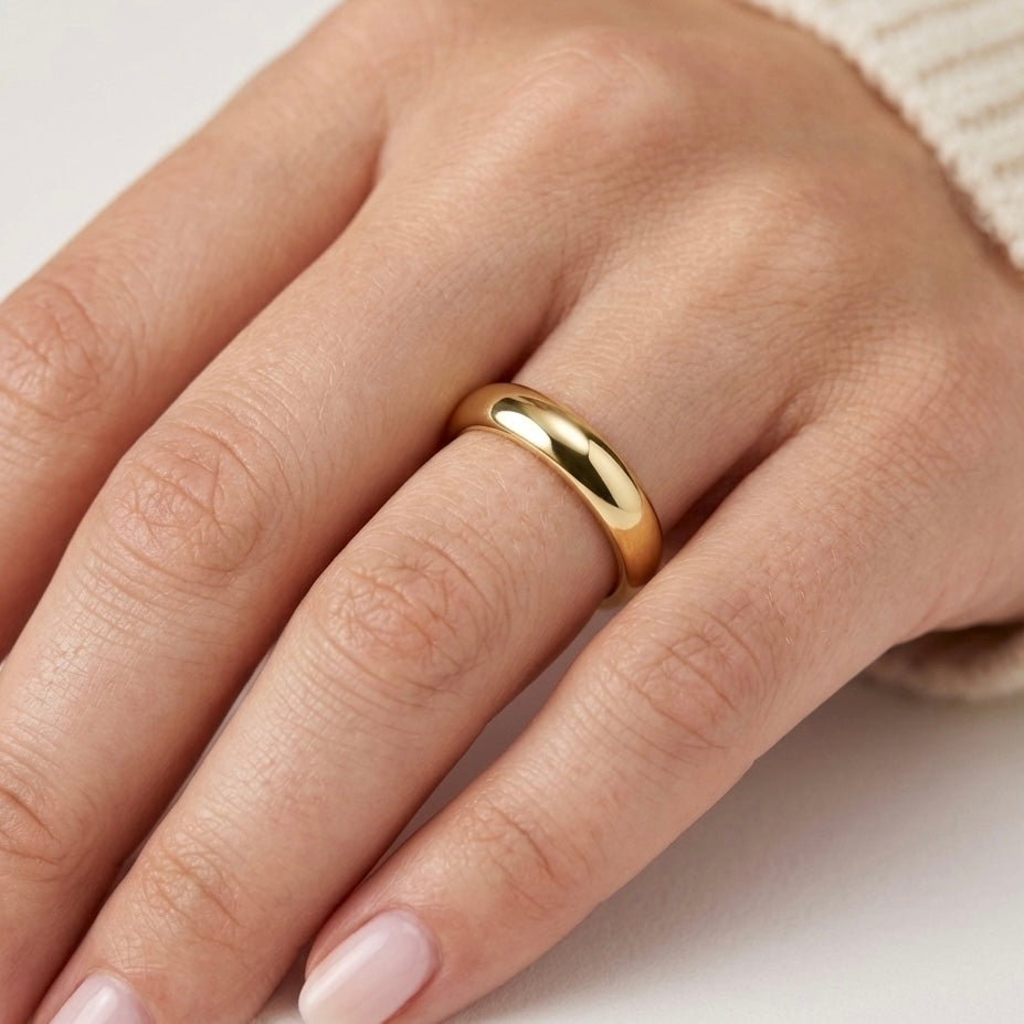 Anello Essential Bold Fedina Bombata - VANDEM