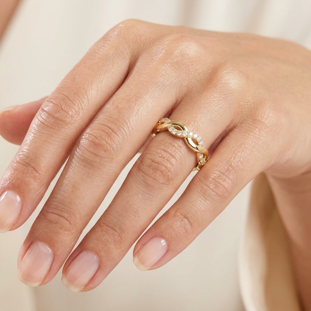 Anello Intreccio Infinity a Fili Incrociati - VANDEM