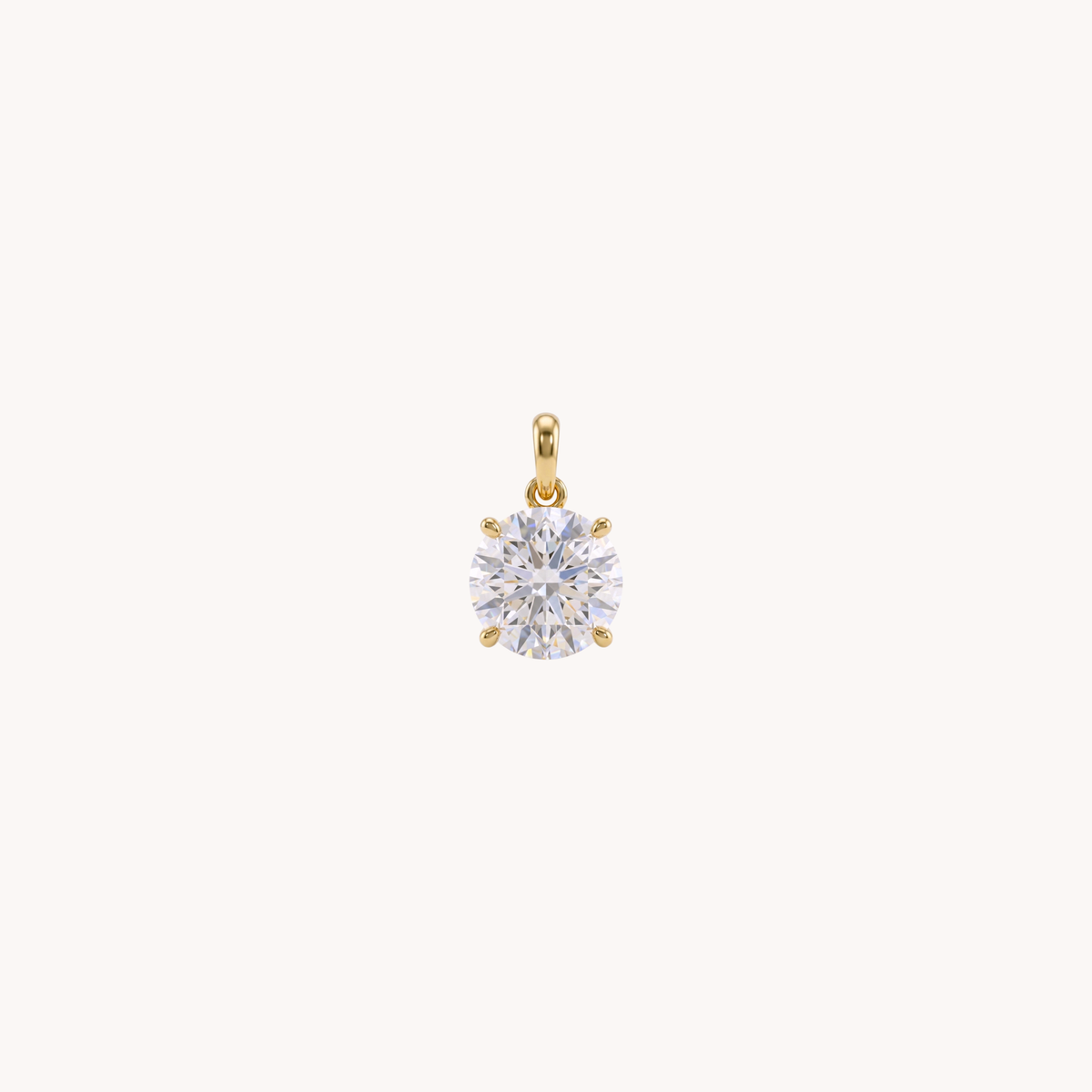 Ciondolo punto luce con zircone bianco Crystal Drop oro - VANDEM