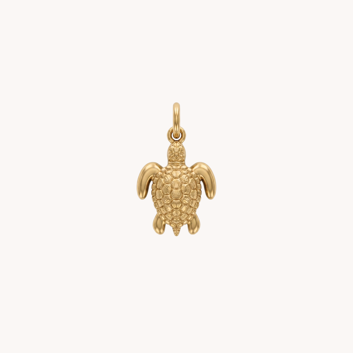 Ciondolo tartaruga marina 3D Honey oro - VANDEM