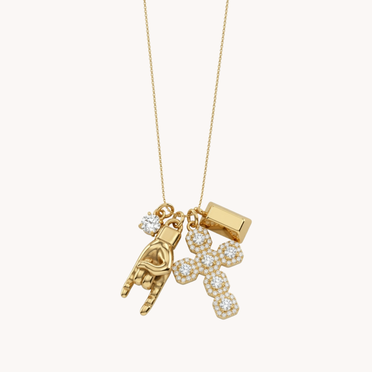 Collana Lucky Mix Charms Portafortuna - VANDEM