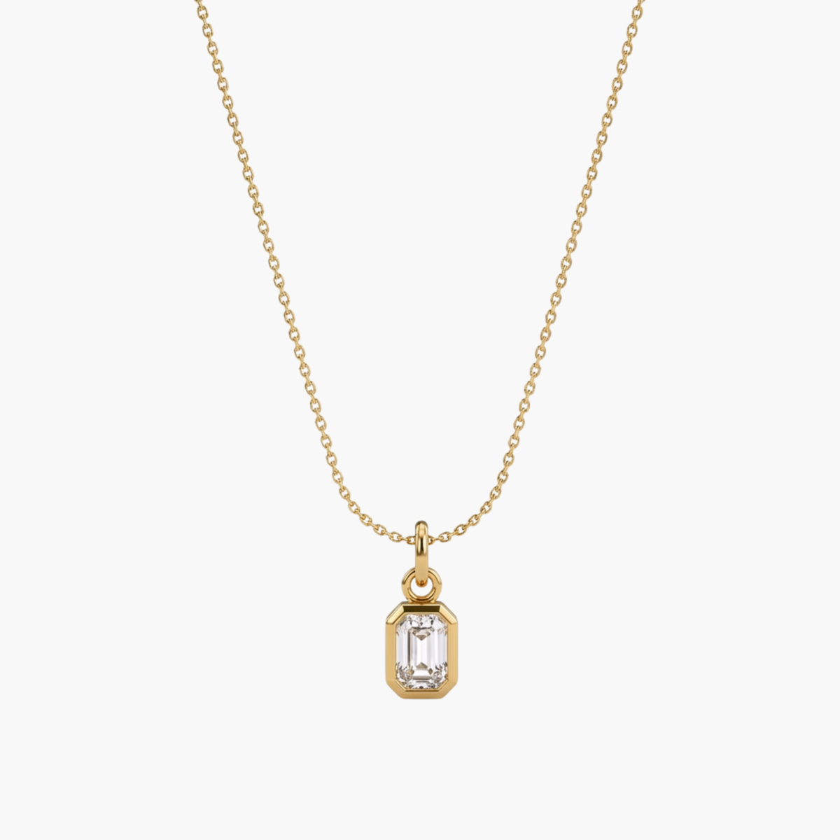 Collana Zircone Mini Bianco oro - VANDEM