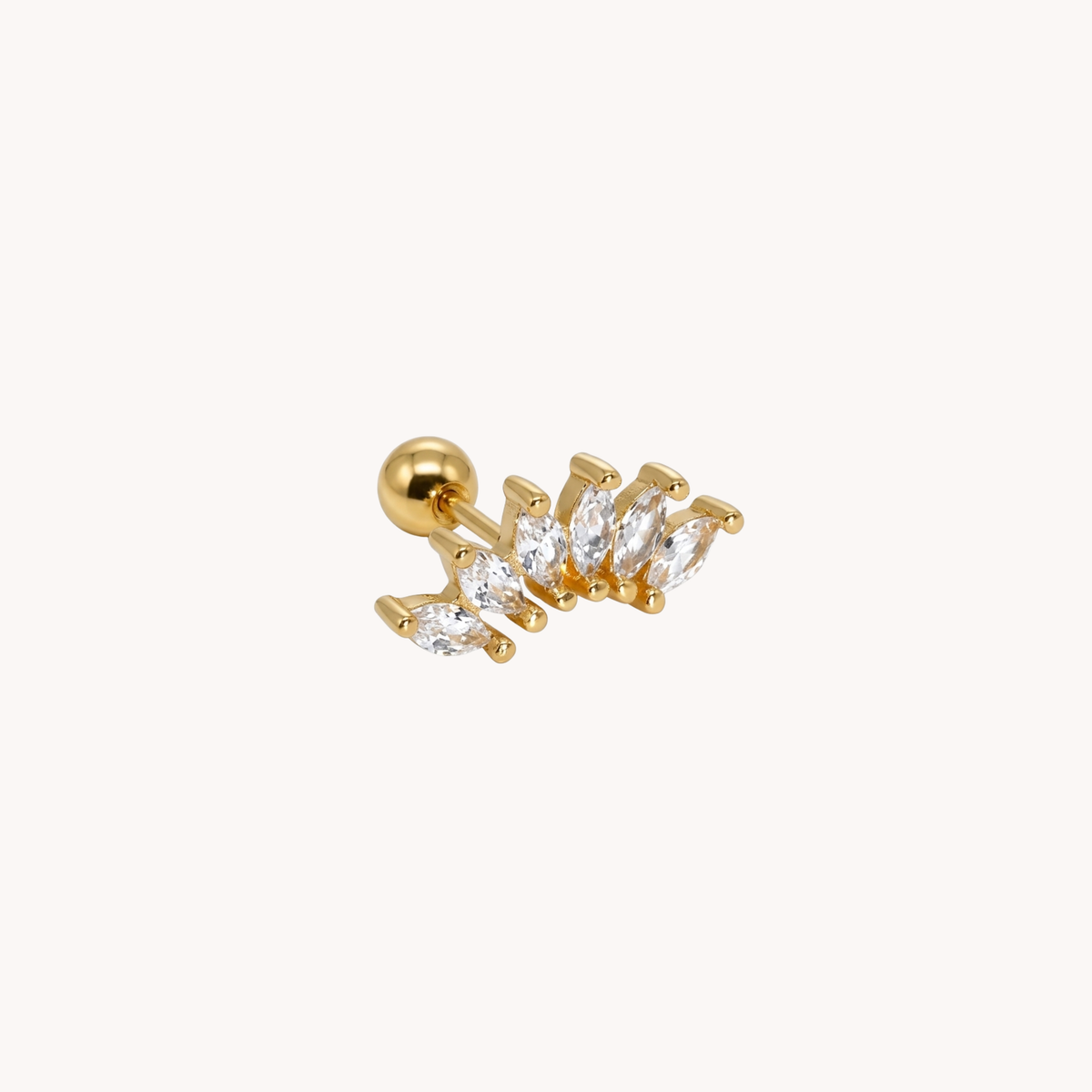 Piercing Marquise Archer Zirconi Navette - VANDEM