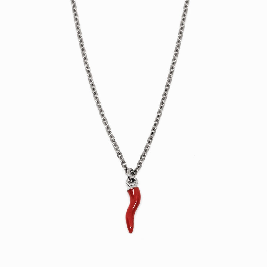 COLLANA CORNETTO ROSSO