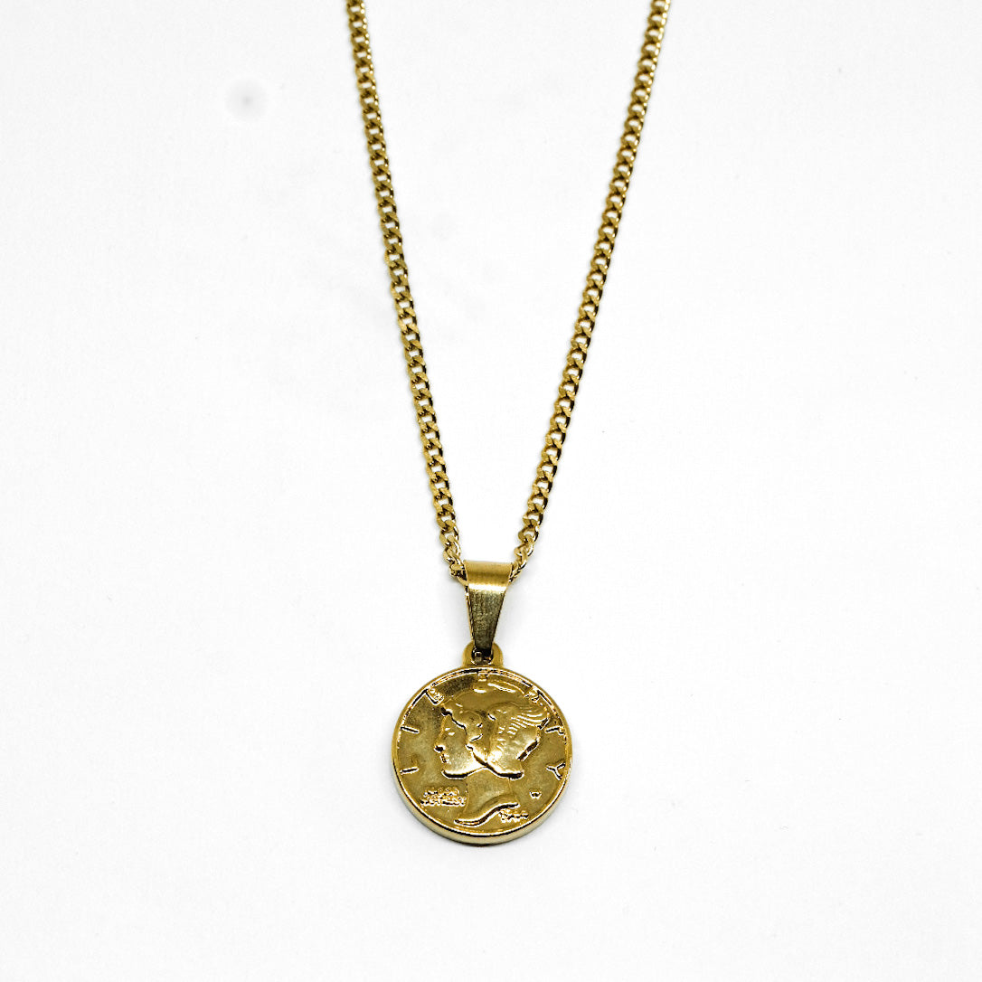 COLLANA MONETA ORO