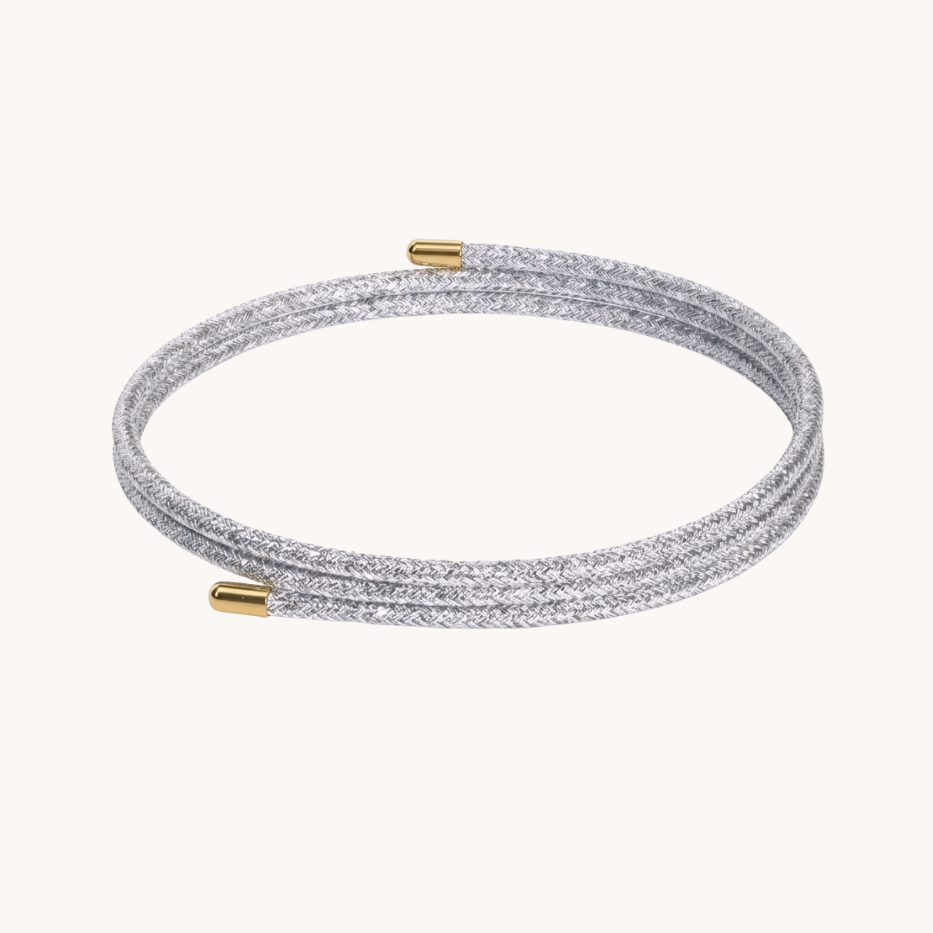 COLLANA MAGNETICA FLEX - flessibile e multiuso in acciaio e tessuto