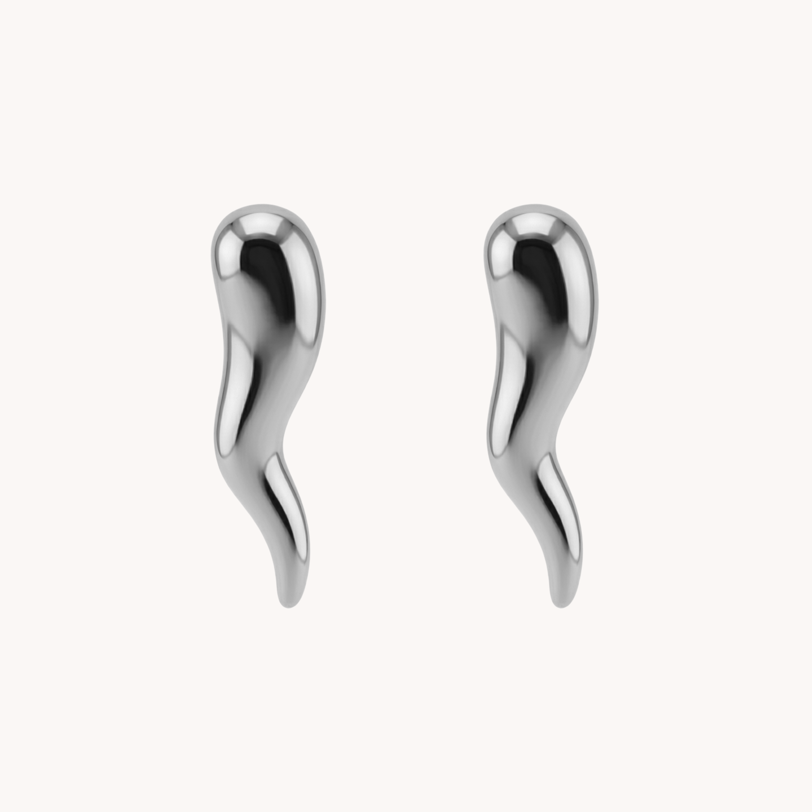 COPPIA ORECCHINI CORNETTI