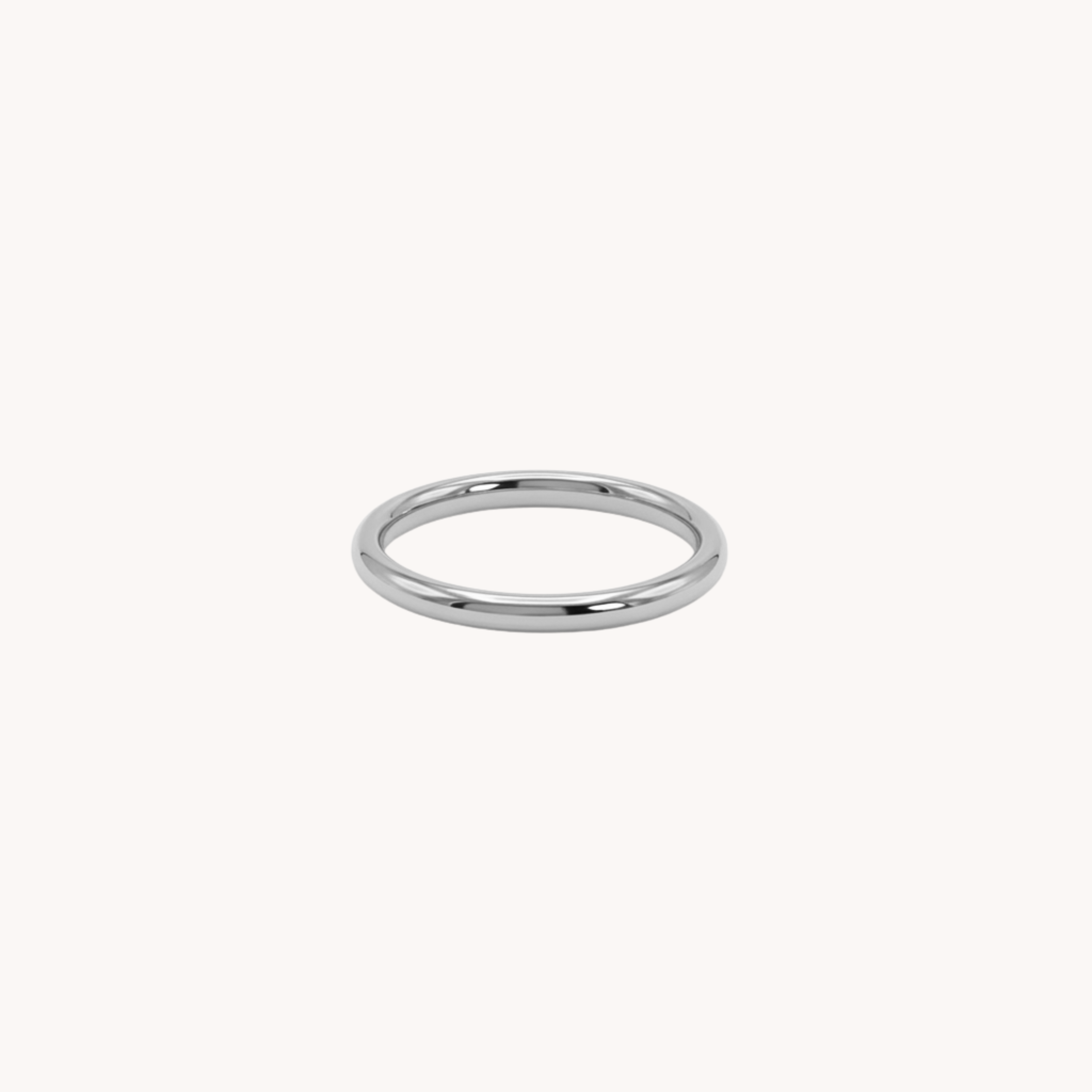 ANELLO ESSENTIAL MINI - anello fedina sottile con zircone singolo a griffe in acciaio oro