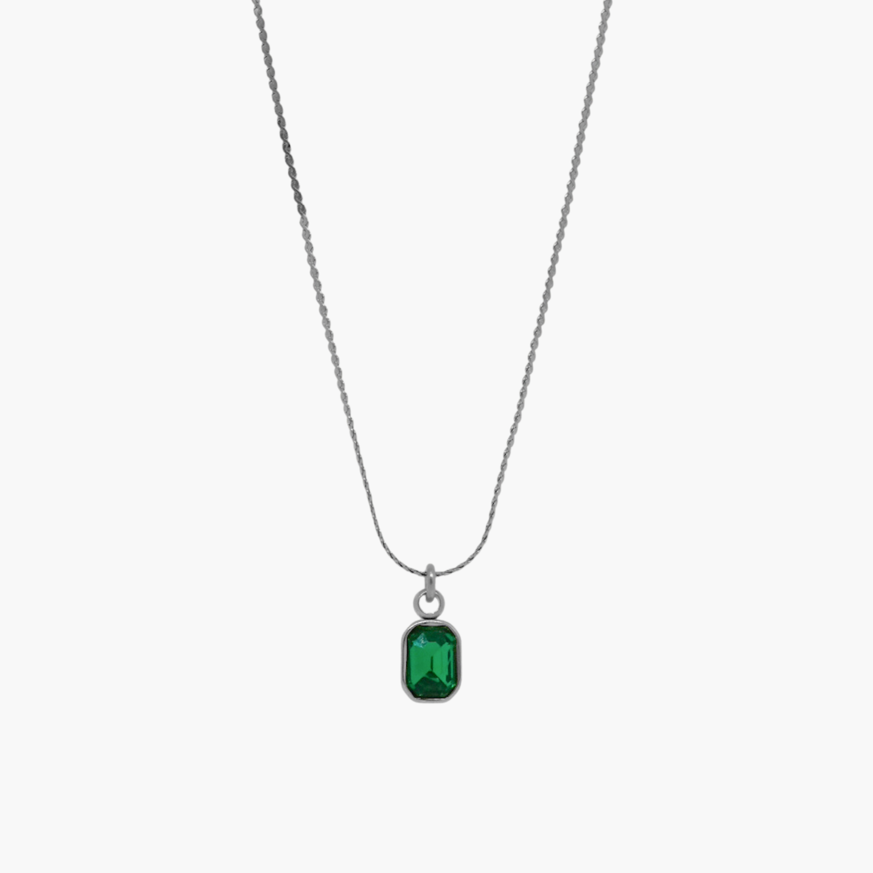 COLLANA ZIRCONE MINI VERDE