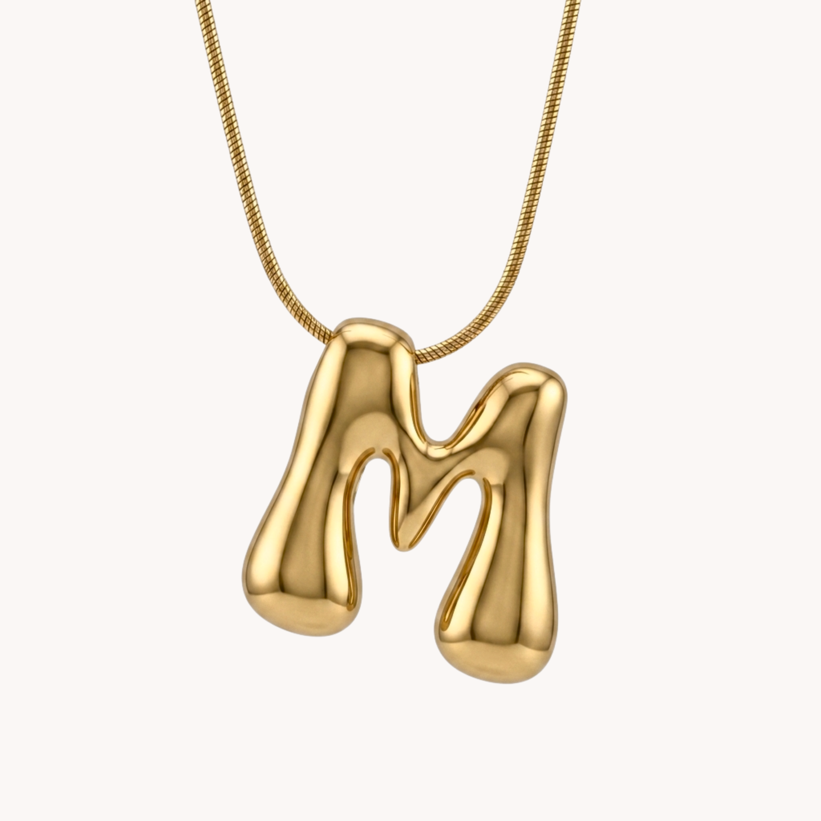 COLLANA IDENTITY IN ACCIAIO - scegli la tua lettera
