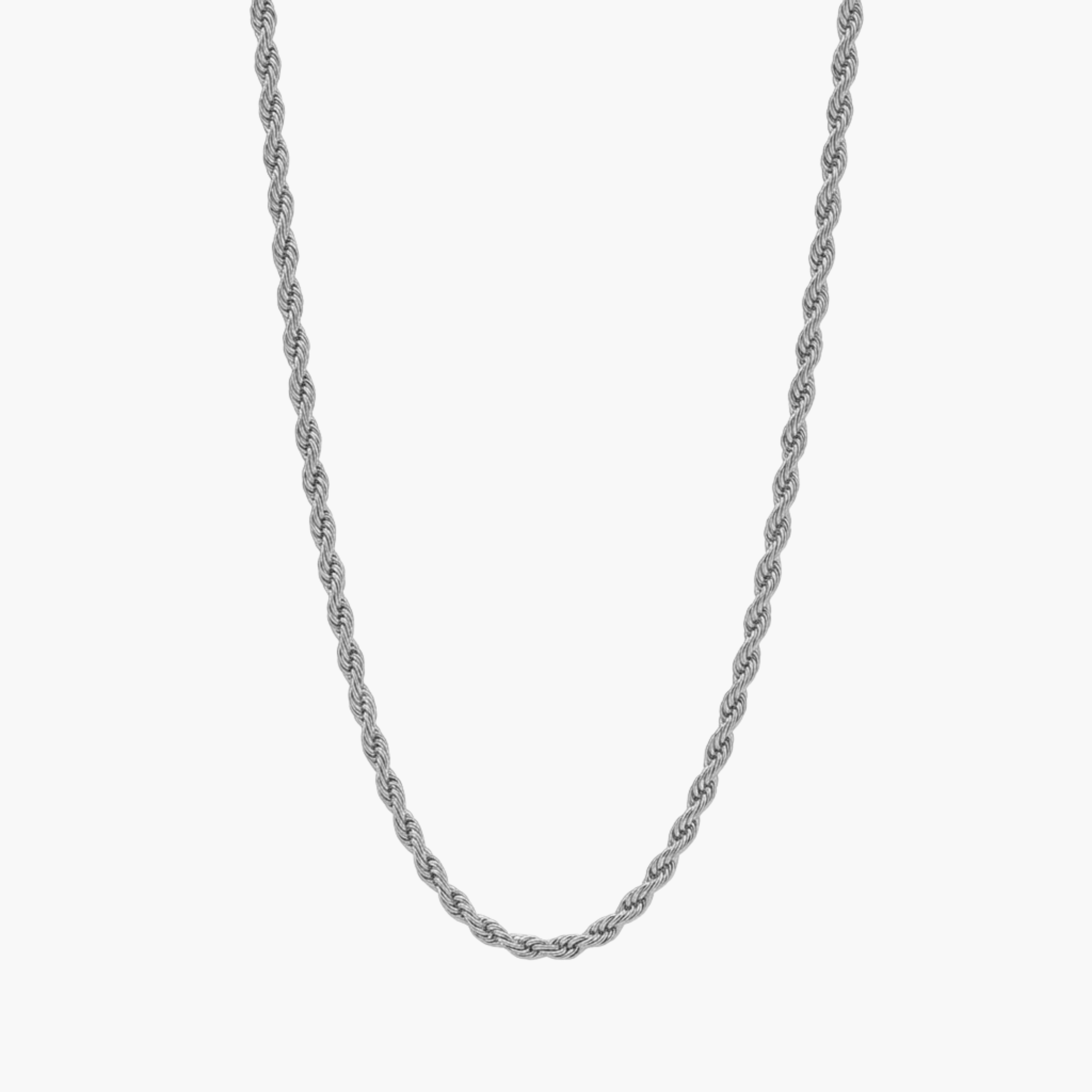 GIROCOLLO ROPE CHAIN - collana a catena ritorta a fune da uomo in acciaio oro o argento