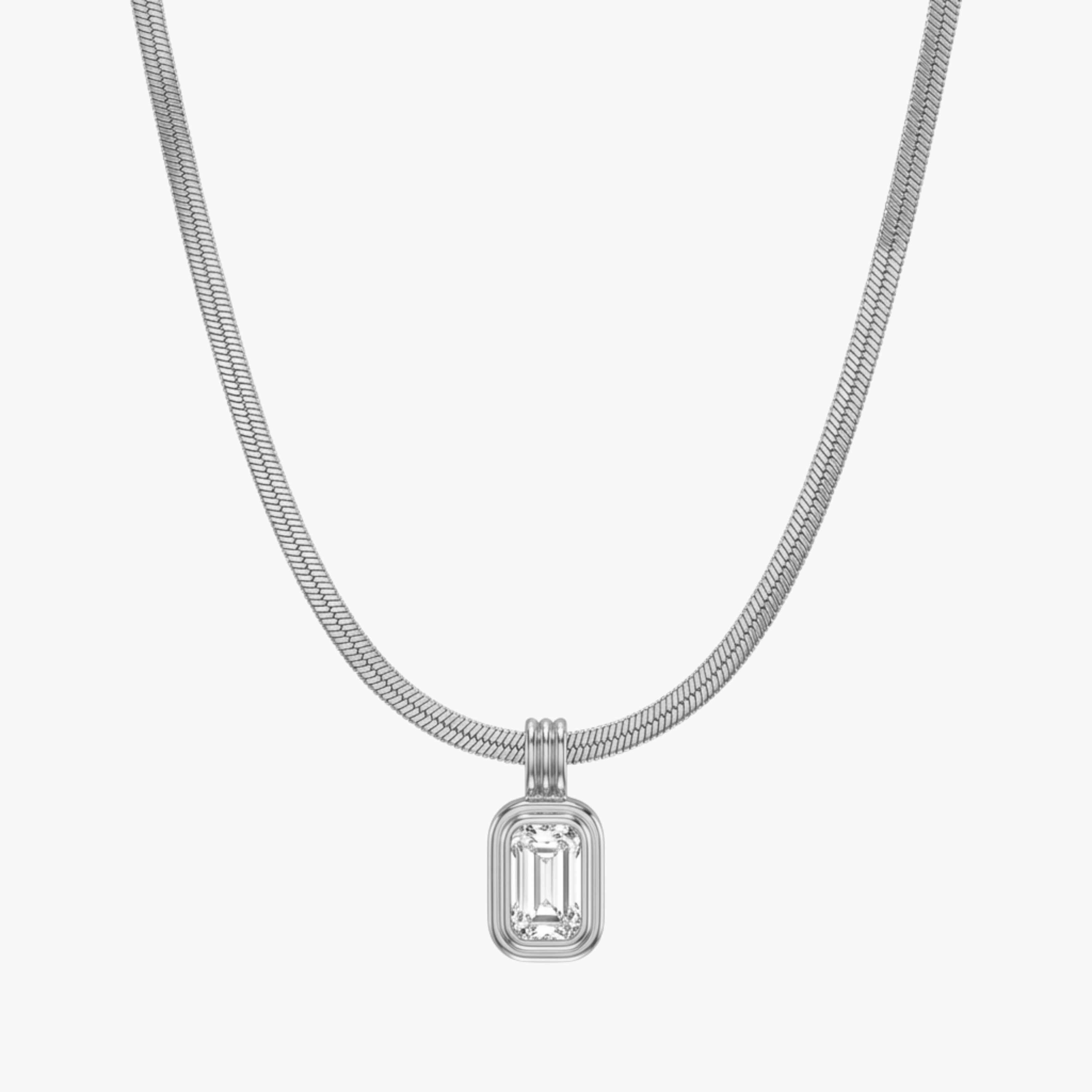 COLLANA SNAKE ZIRCONE