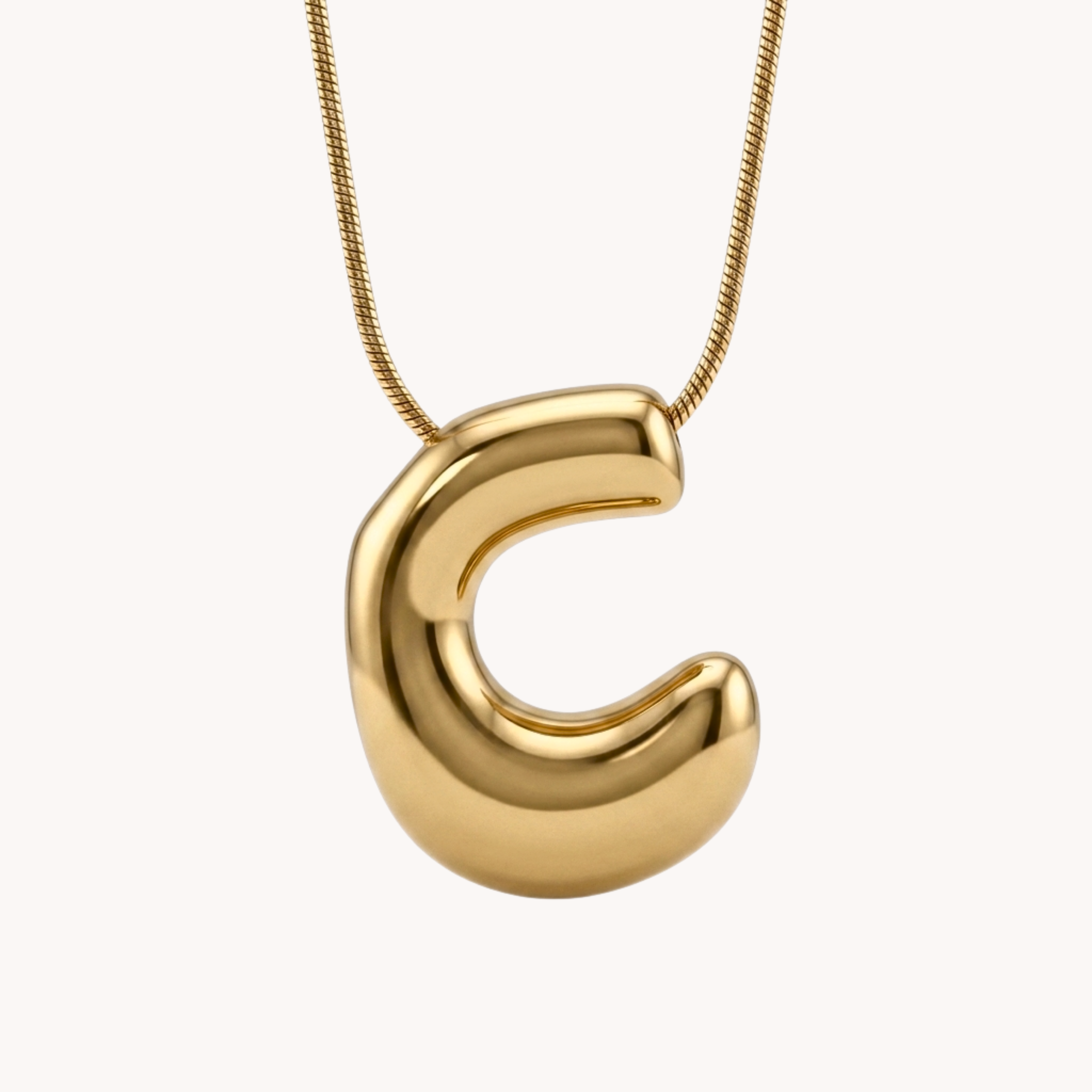 COLLANA IDENTITY IN ACCIAIO - scegli la tua lettera