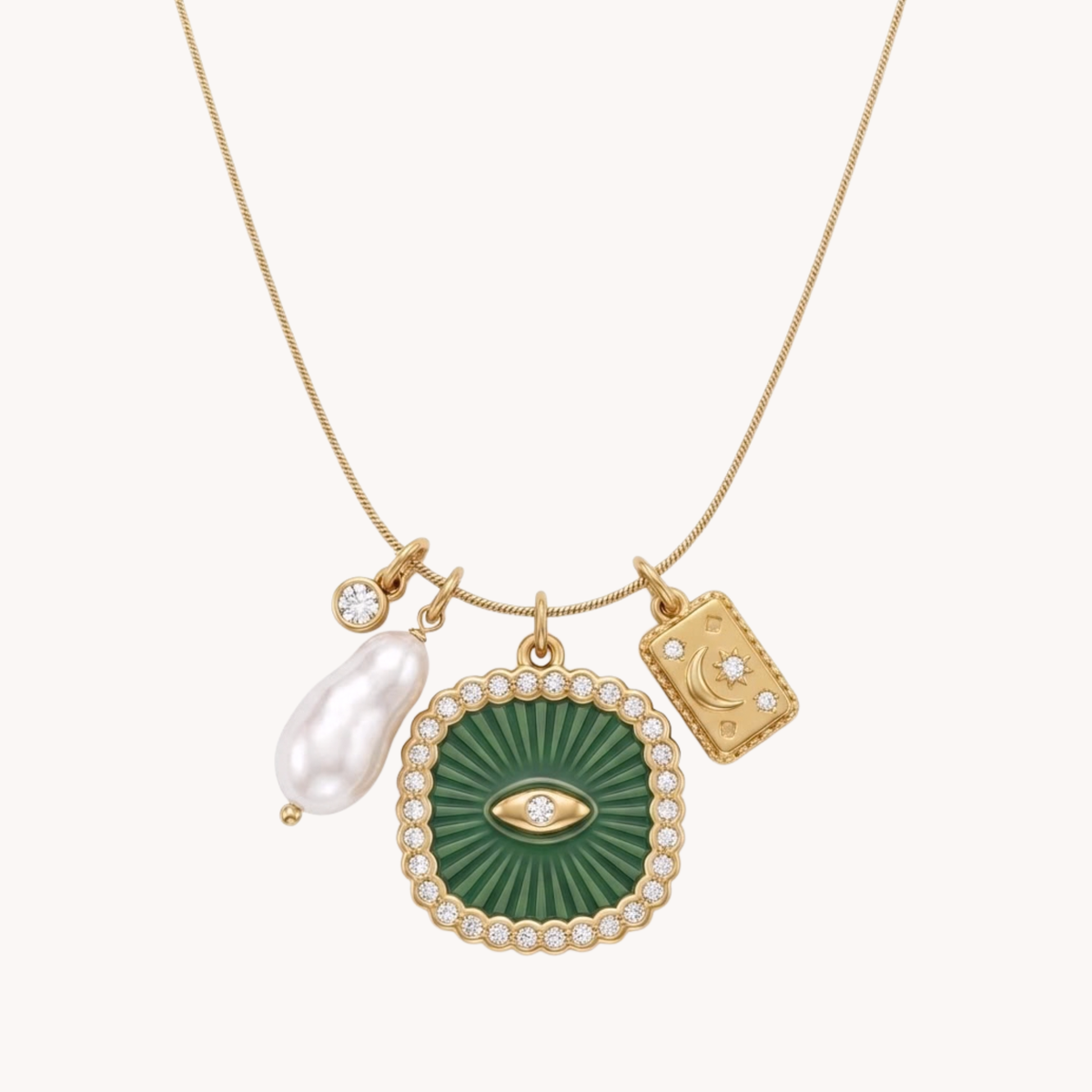 COLLANA EMERALD AMULET