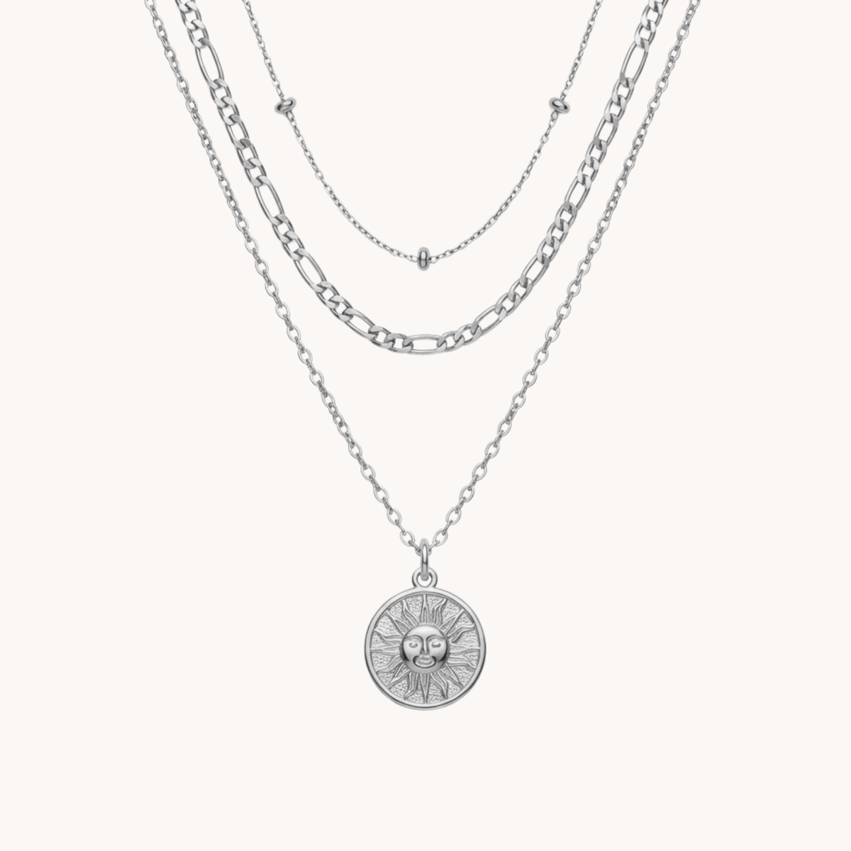 TRIPLA COLLANA SOLE