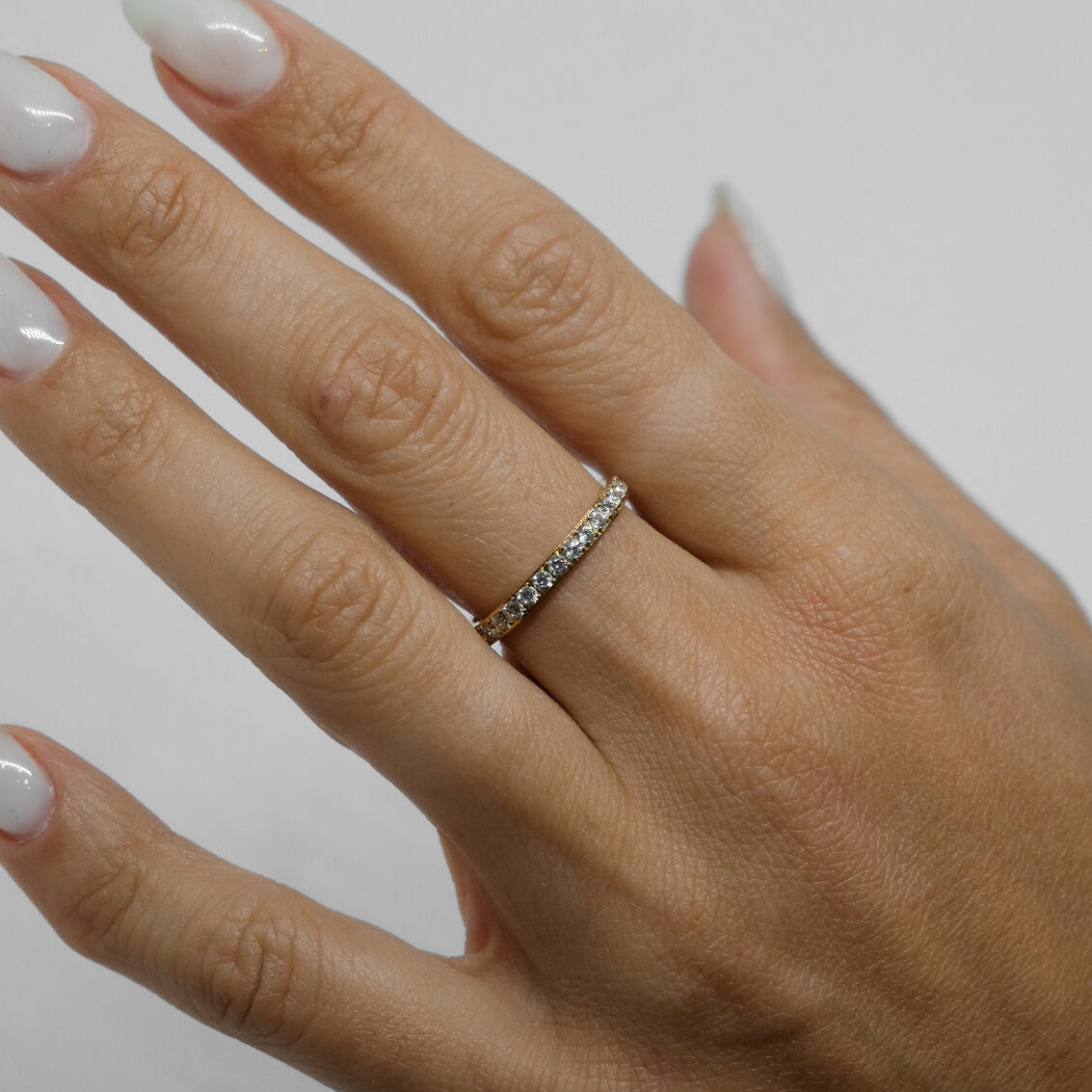 ANELLO VERETTA ZIRCONATA