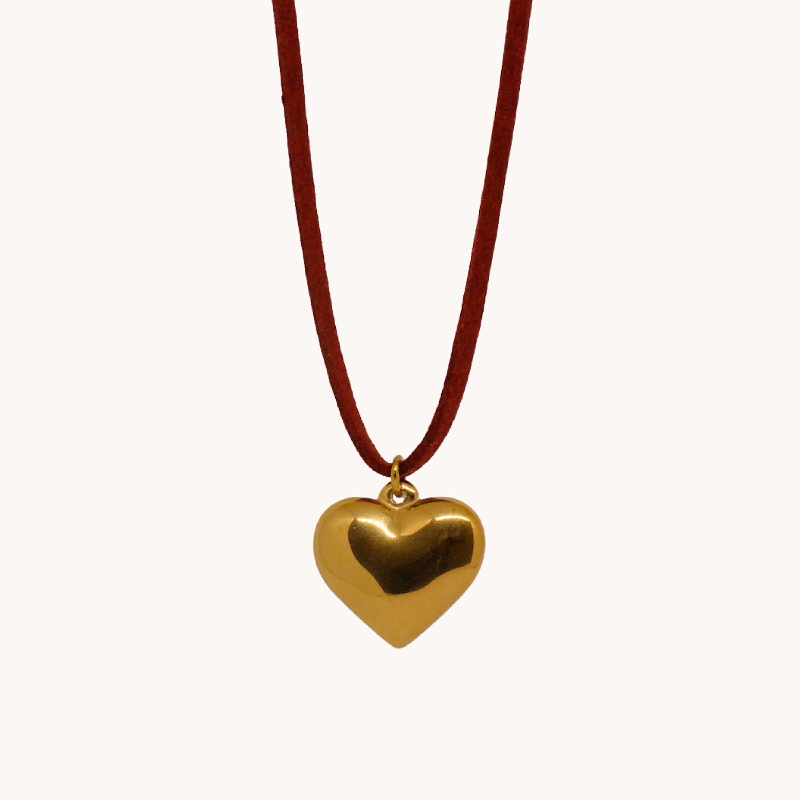 CHOKER SCAMOSCIATO CUORE