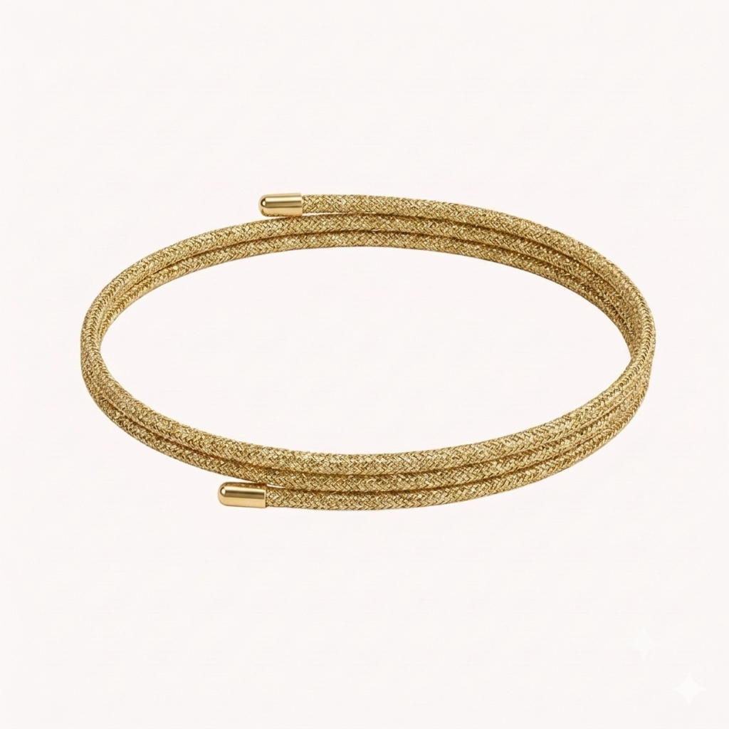 COLLANA MAGNETICA FLEX - flessibile e multiuso in acciaio e tessuto