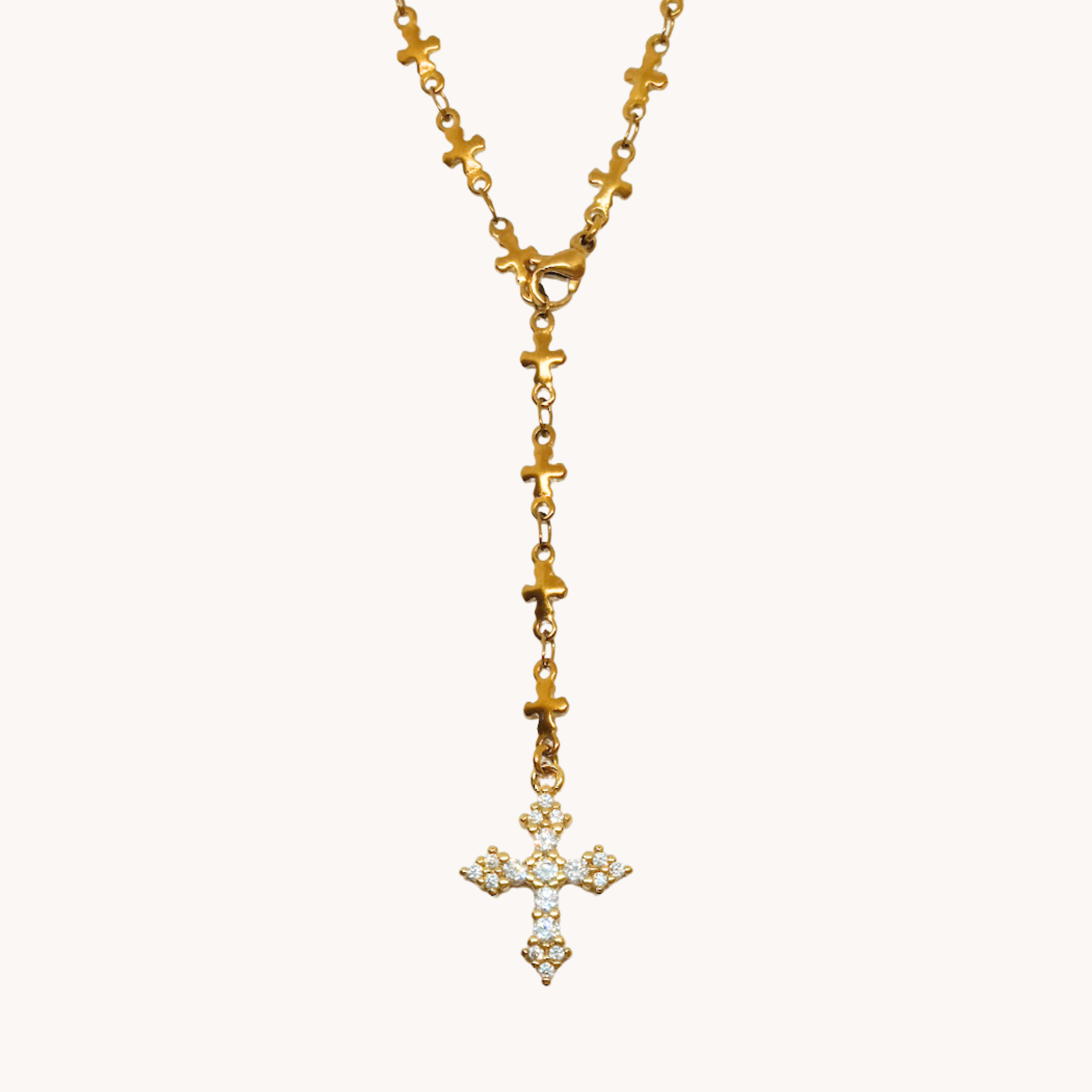 COLLANA CROCE PENDENTE