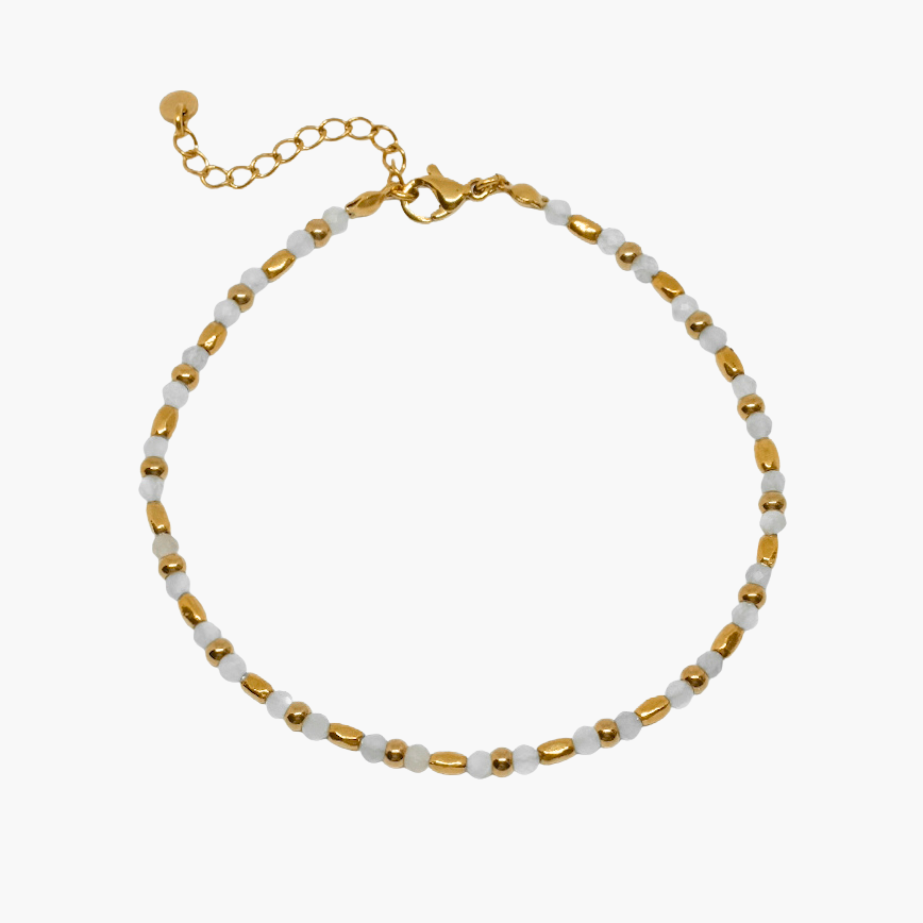 BRACCIALE PERLINE BIANCHE