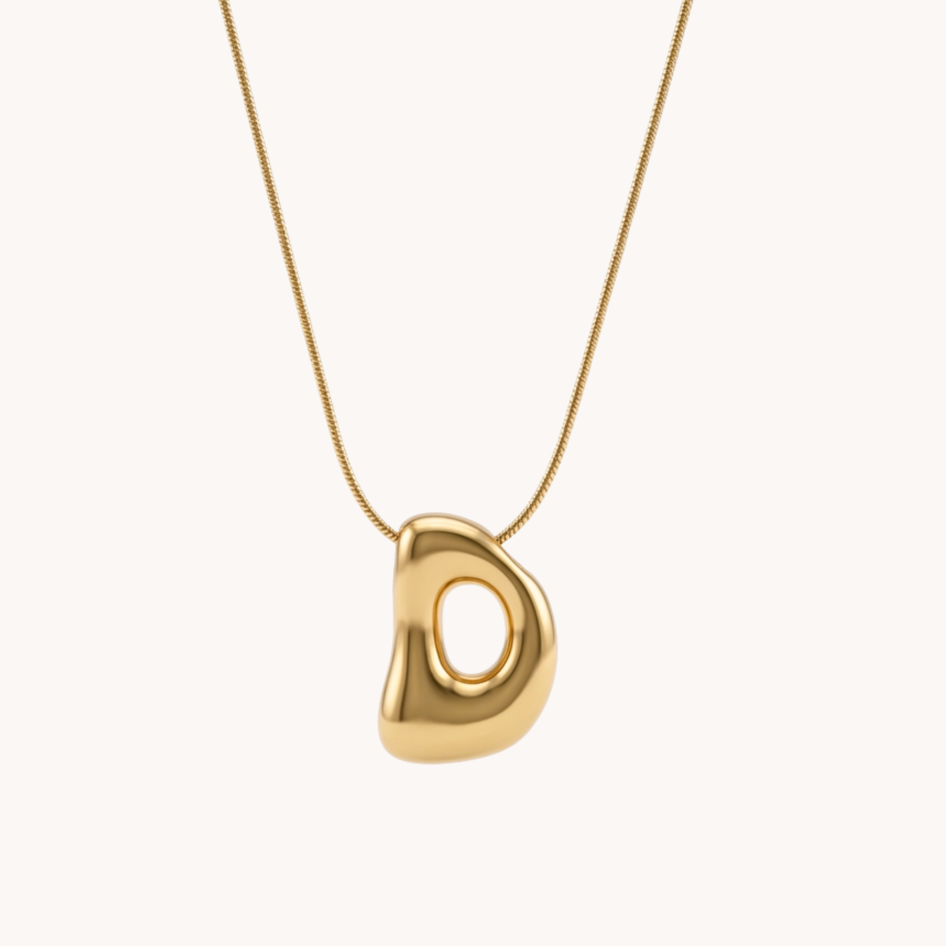 COLLANA IDENTITY IN ACCIAIO - scegli la tua lettera