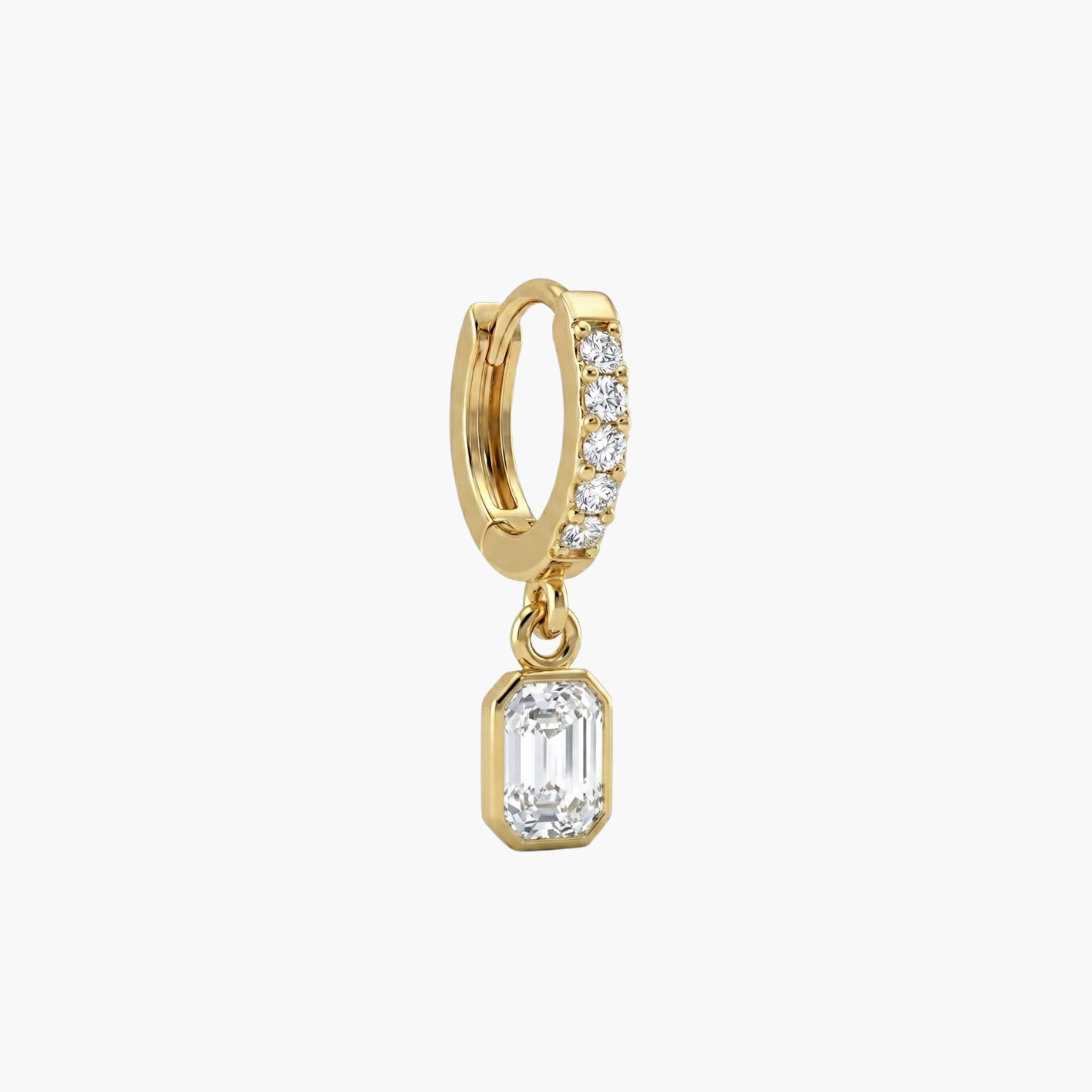 MONO ORECCHINO ZIRCONE BIANCO