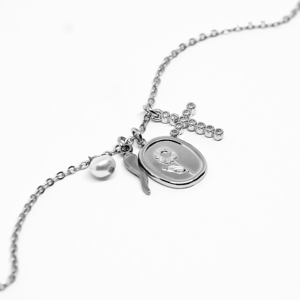 COLLANA CHARMS ARGENTO