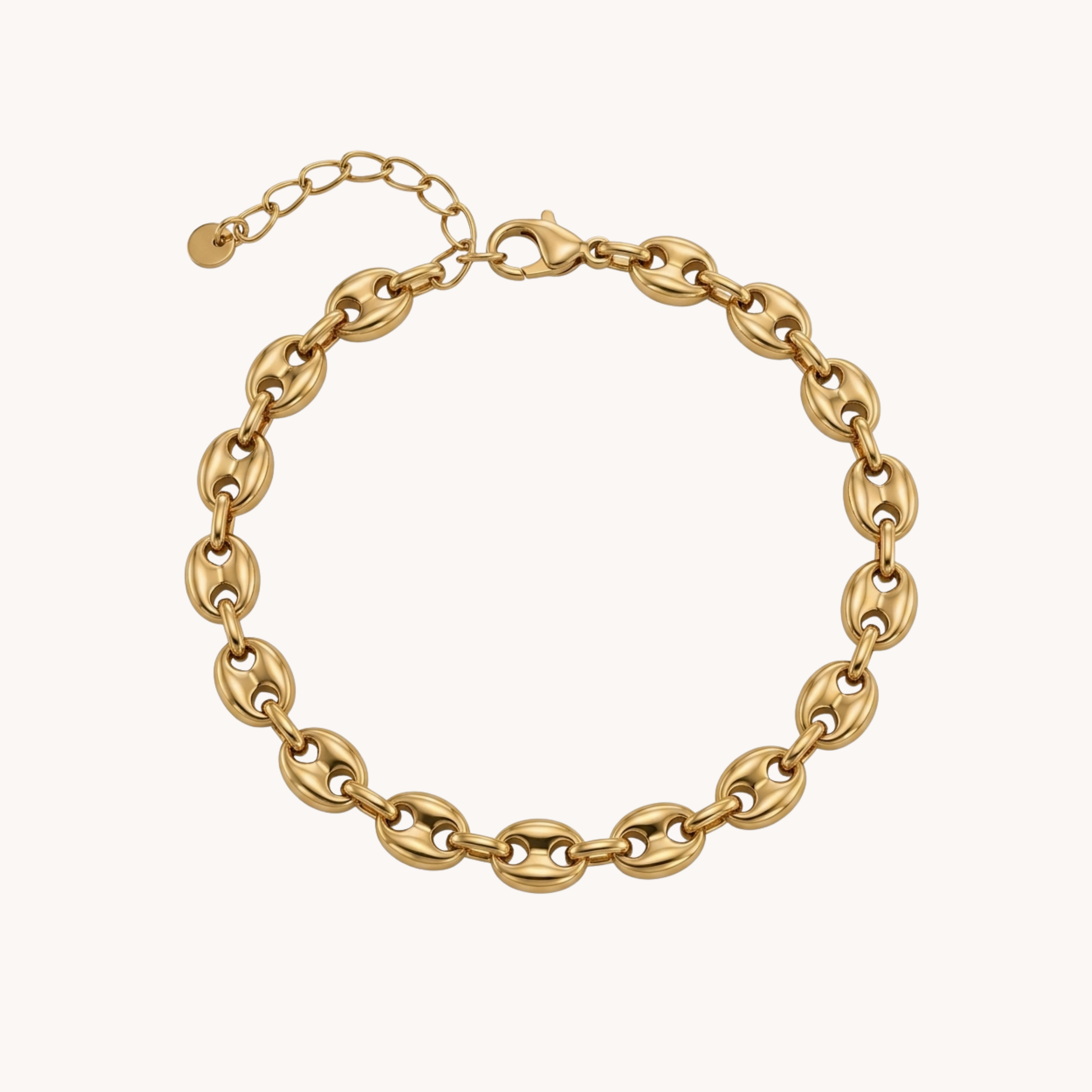 BRACCIALE CATENA BOMBATA