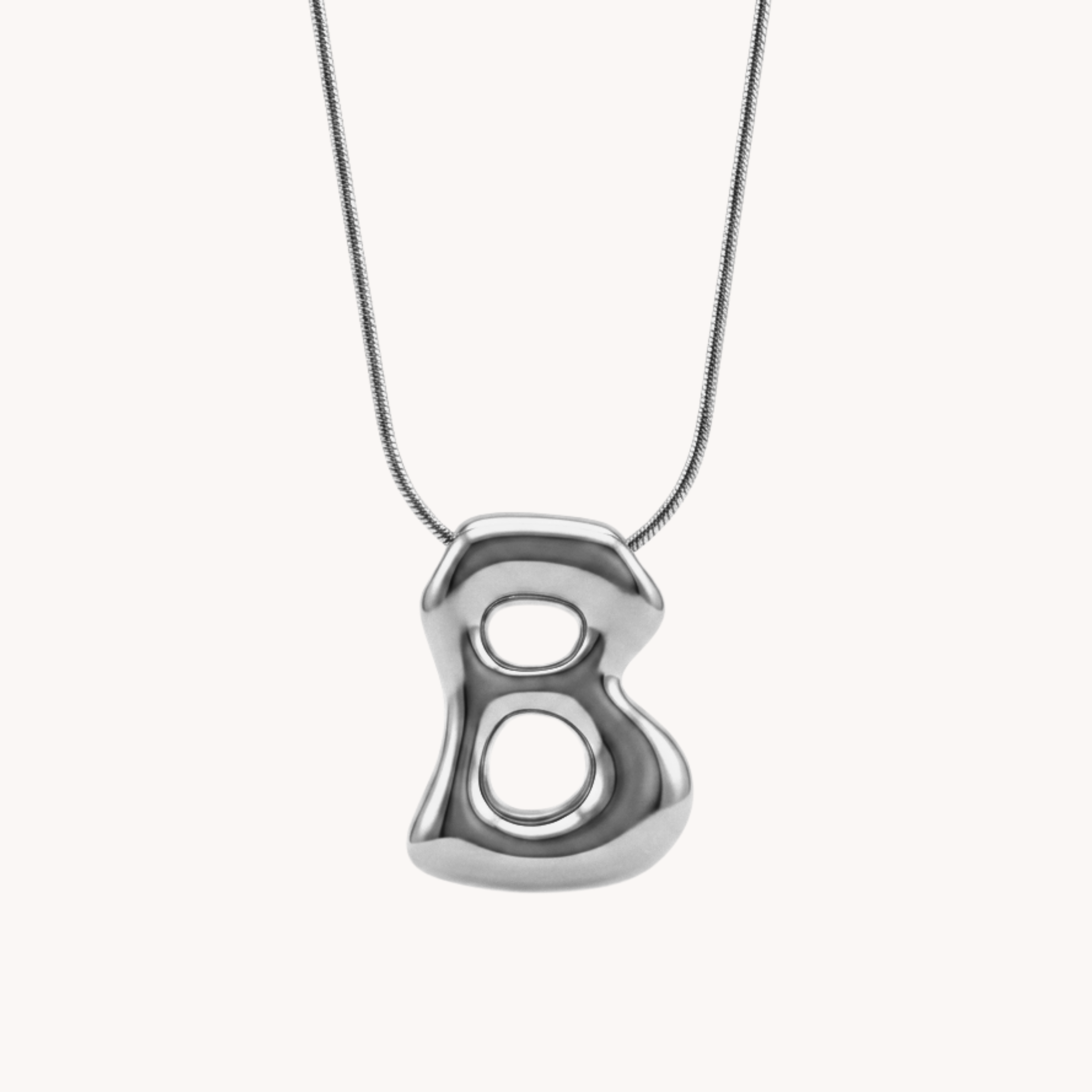 COLLANA IDENTITY IN ACCIAIO - scegli la tua lettera