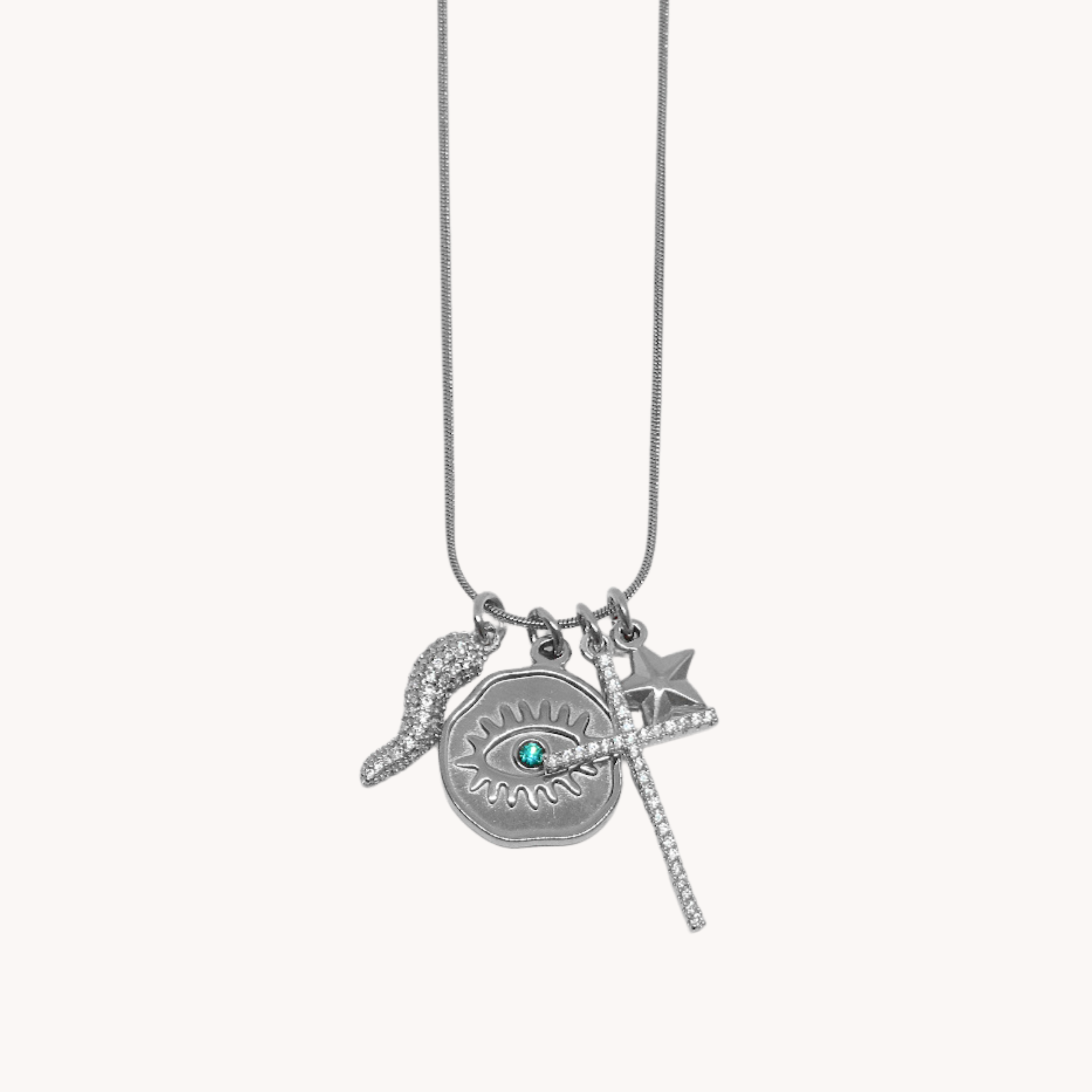 COLLANA CHARMS OCCHIO