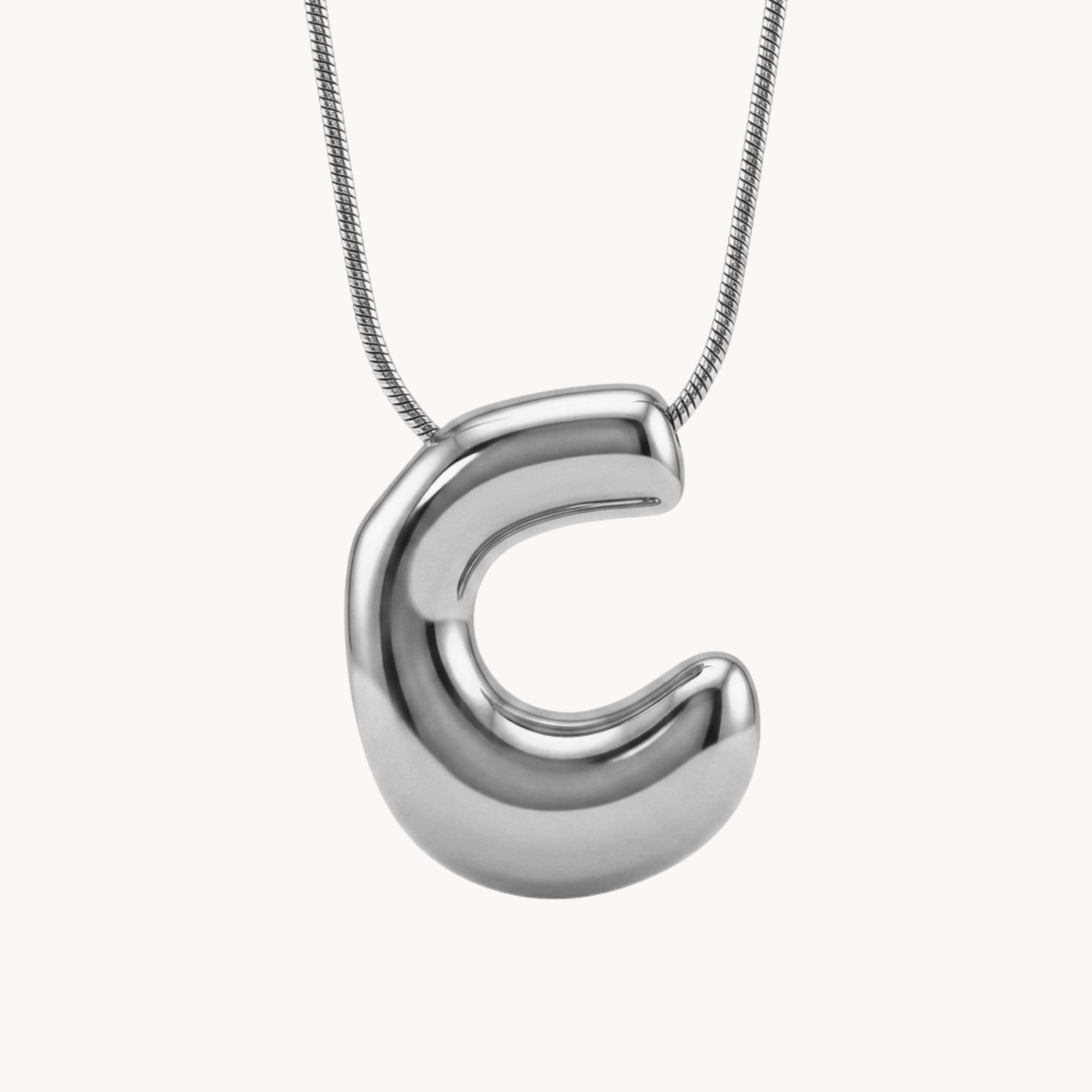 COLLANA IDENTITY IN ACCIAIO - scegli la tua lettera