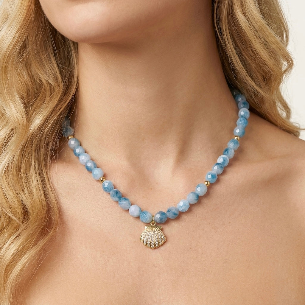 GIROCOLLO ACQUAMARINE SHELL